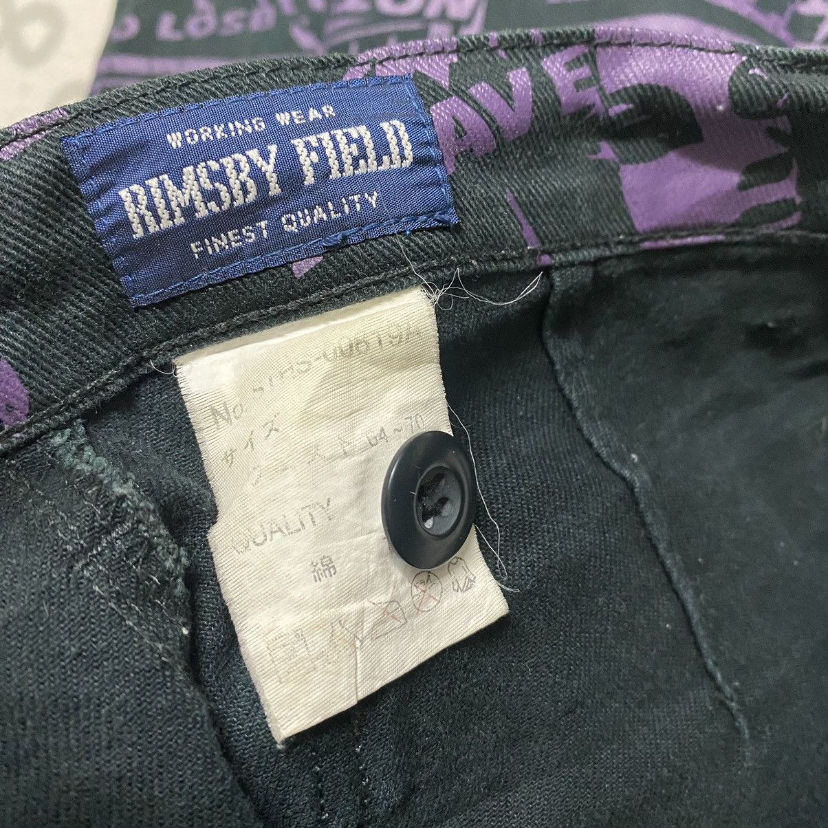 Hysteric Glamour 'Rimsby Field Crash' Nothing To Lose Graphic Flare Pants Size 29" - 16 Thumbnail