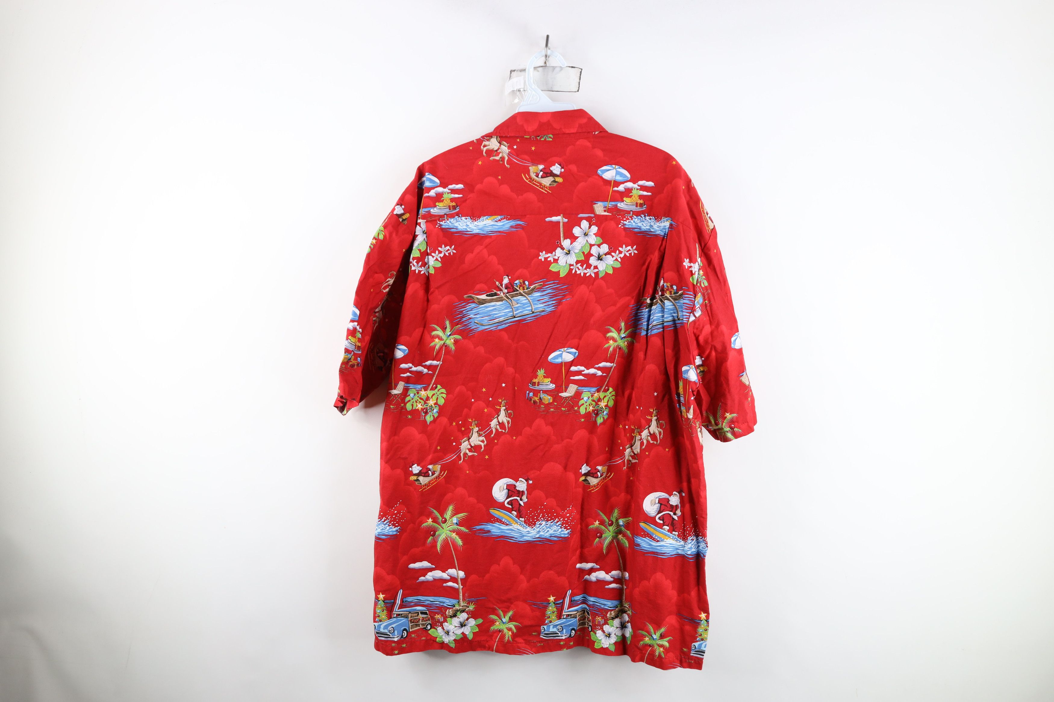 Vintage Vintage 90s Streetwear Claus Hawaiian Button Shirt USA Size US XXL / EU 58 / 5 - 9 Thumbnail
