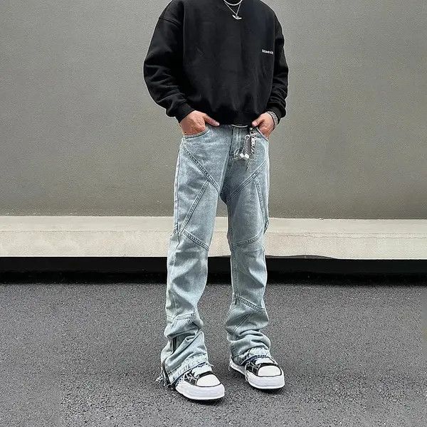 VIBE Jeans Street Fashion Y2k Trousers Baggy Hip Hop Punk Pants Size US 30 / EU 46 - 5 Thumbnail