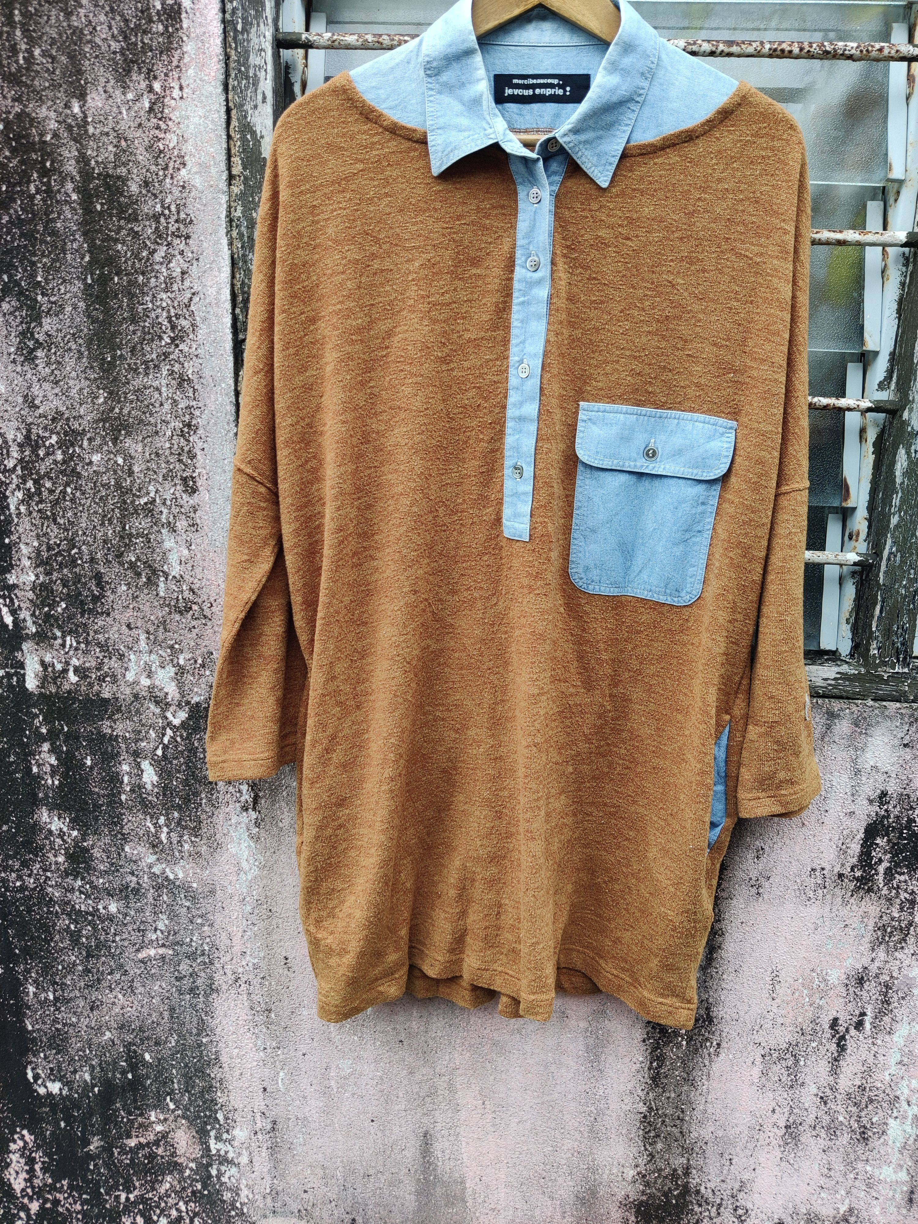 mercibeaucoup Vintage A-Net Mercibeaucoup Issey Miyake Pocket Shirt Size US L / EU 52-54 / 3 - 4 Thumbnail