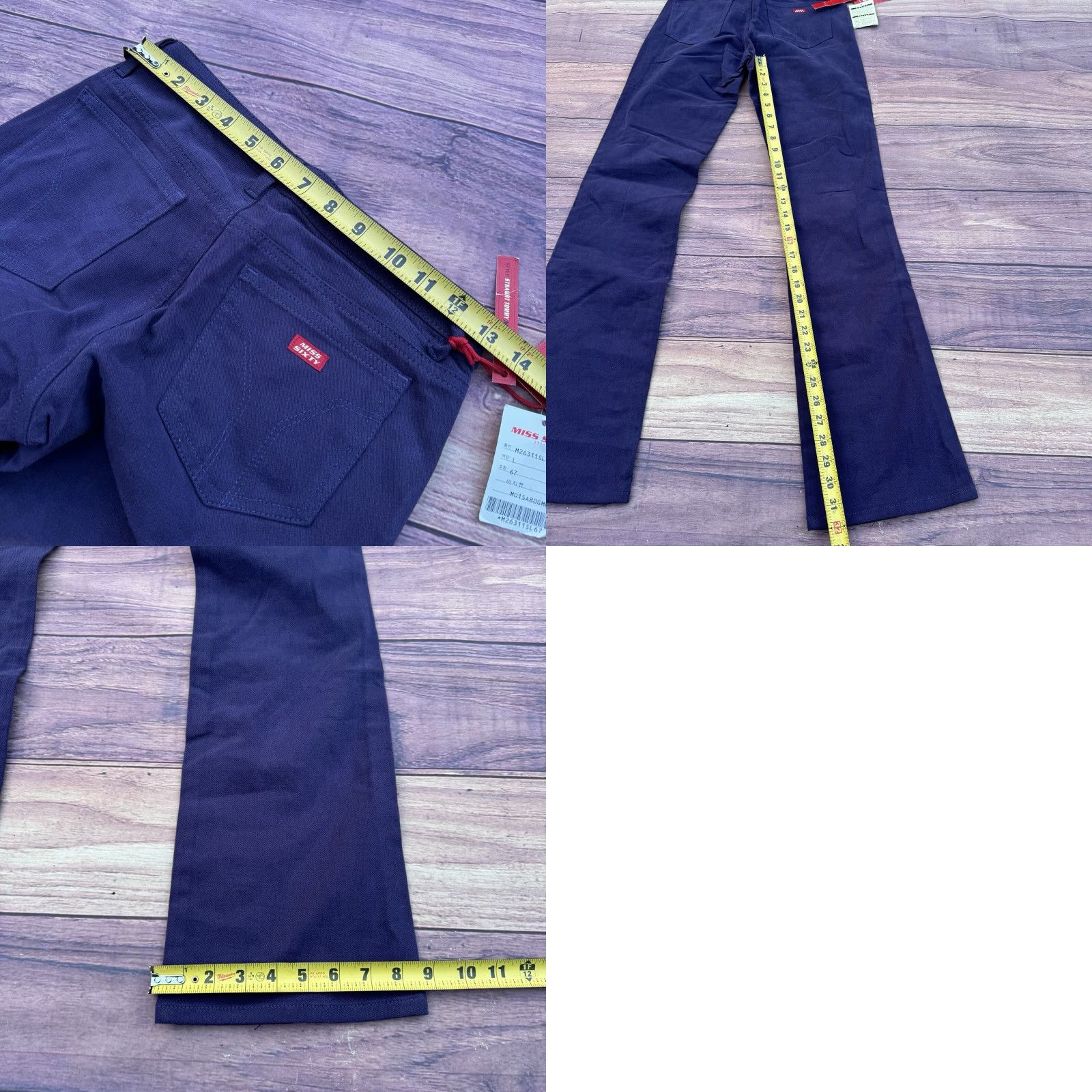 Miss Sixty VINTAGE Miss Sixty Jeans Flared Pants 27 Purple Denim Italy Women's Regular Size 27 Jeans Miss Sixty 60s Theme Size 27" / US 4 / IT 40 - 8 Thumbnail