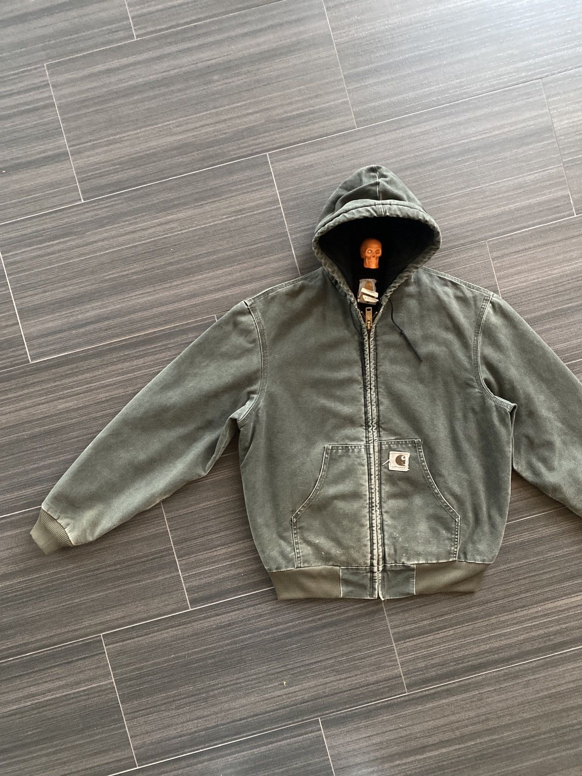 Carhartt × Vintage 90s Carhartt JB105 black detroit jacket sz XL