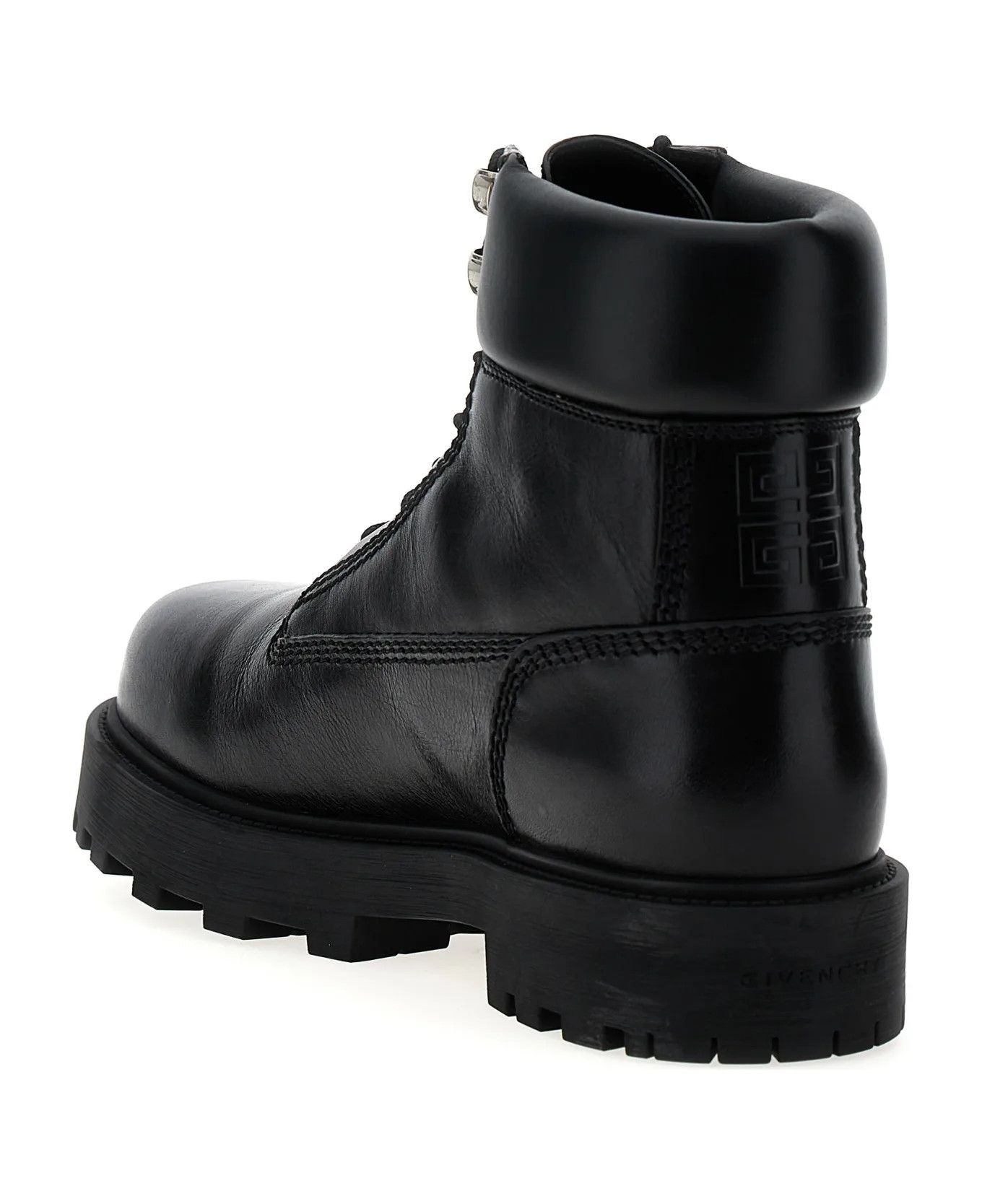 Givenchy o1n1vont0326 Show Lace-Up Boots in Black Size US 7 / EU 40 - 2 Thumbnail
