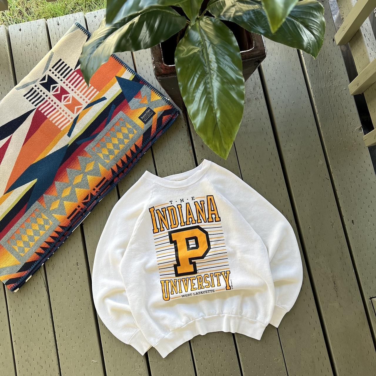 Fruit Of The Loom × Vintage Vintage Purdue Boilermakers Sweatshirt Size US L / EU 52-54 / 3 - 1 Thumbnail