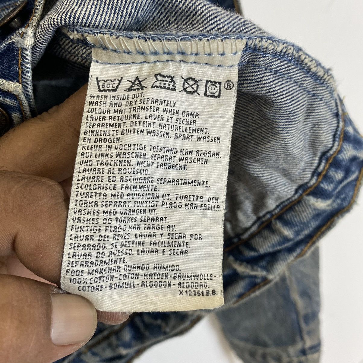 Levi's Vintage Clothing Vintage Levi's orange tab distressed jacket women Size M / US 6-8 / IT 42-44 - 15 Thumbnail
