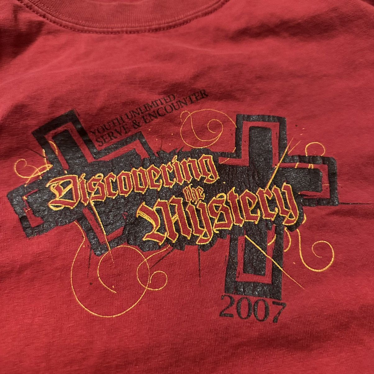 Gildan Vintage 2007 Discovering the Mystery Graphic Shirt Size XL Size US XL / EU 56 / 4 - 2 Thumbnail