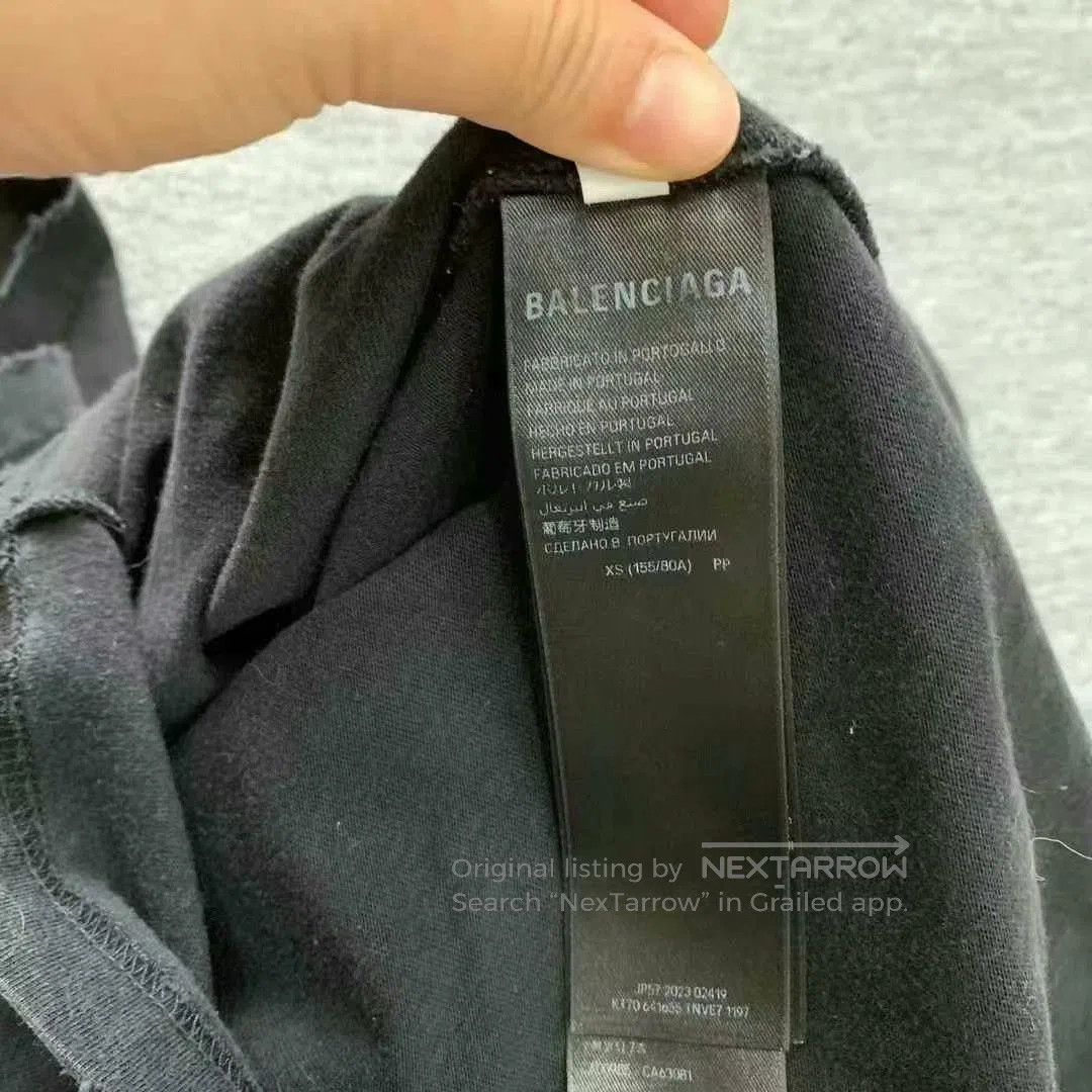 Balenciaga balenciaga black short sleeve t. Size US XS / EU 42 / 0 - 5 Thumbnail