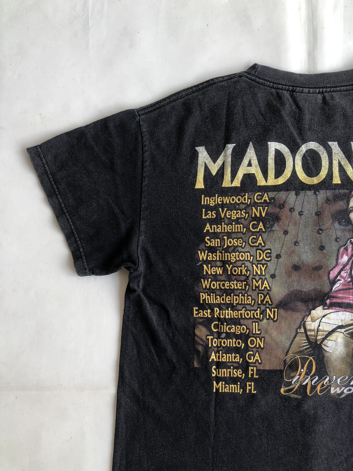 Band Tees × Japanese Brand 00s Madonna Word Tour Tshirt Tee Size US M / EU 48-50 / 2 - 7 Thumbnail