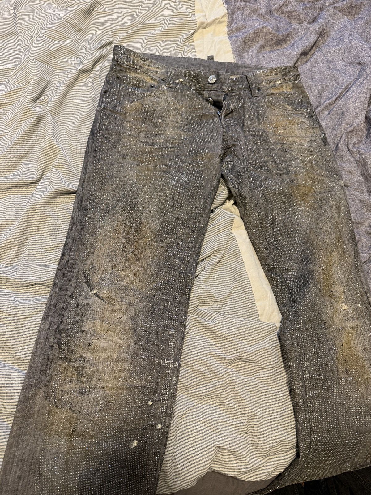 Dsquared2 Dsqaured Glitter Jeans 2010 Size US 32 / EU 48 - 20 Thumbnail