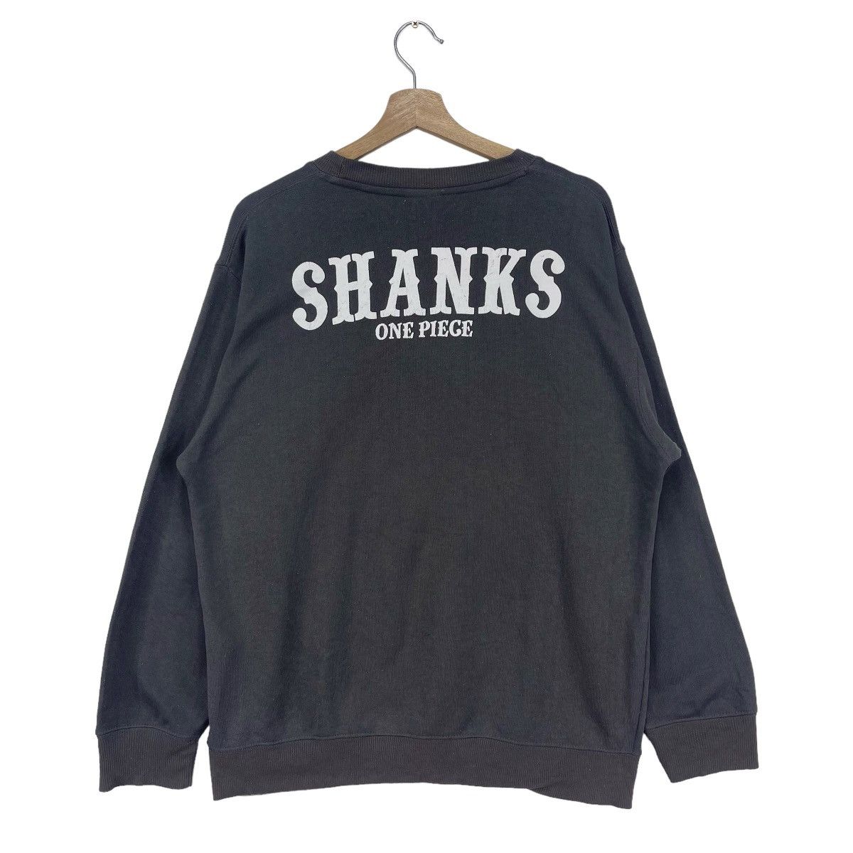 Cartoon Network × Japanese Brand × One Piece Vintage One Piece Akagami Shanks Sweatshirt Size US M / EU 48-50 / 2 - 2 Thumbnail