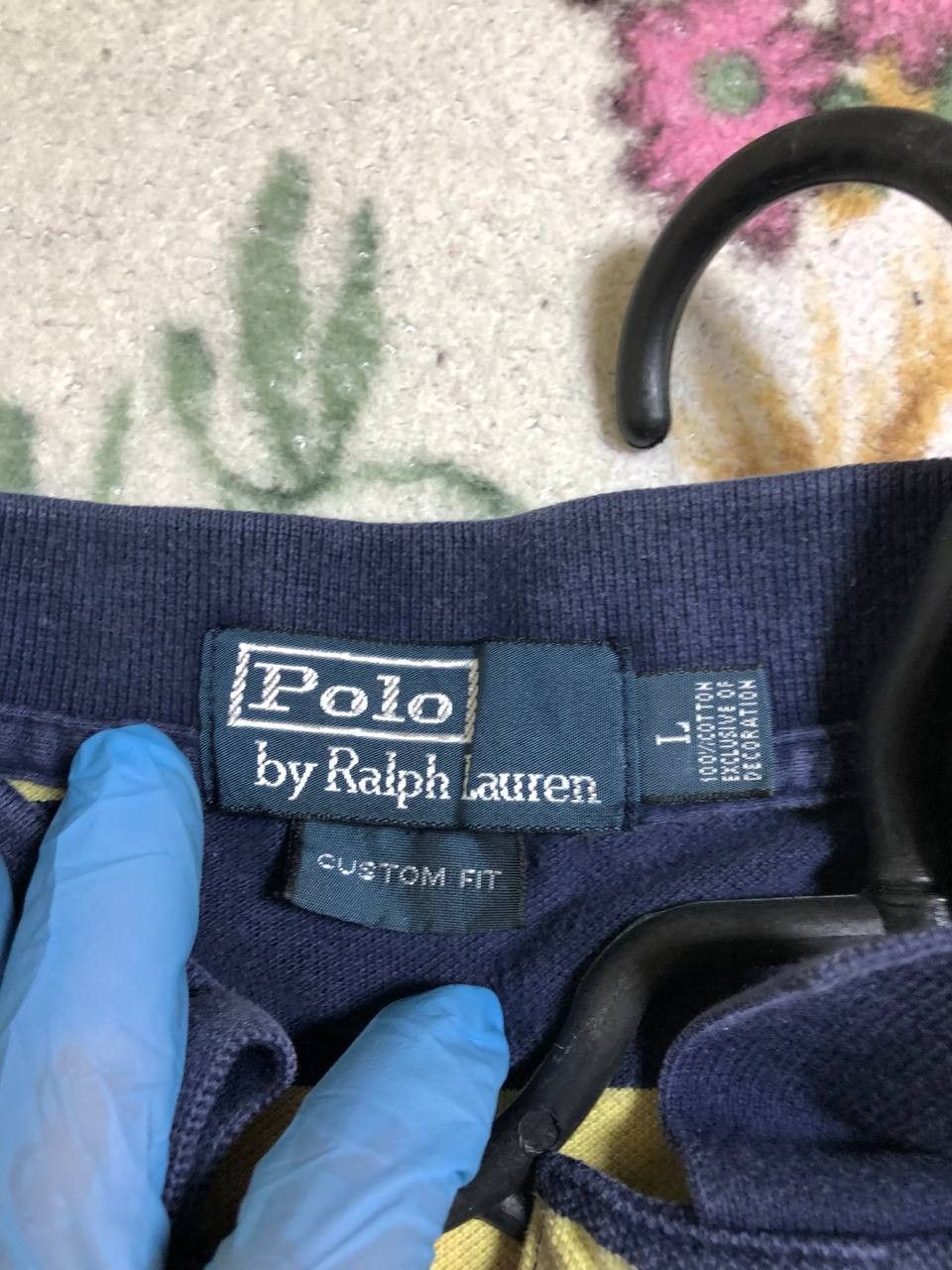 Polo Ralph Lauren Polo Ralph Lauren Custom Fit Striped Short Sleeve Size US L / EU 52-54 / 3 - 12 Thumbnail