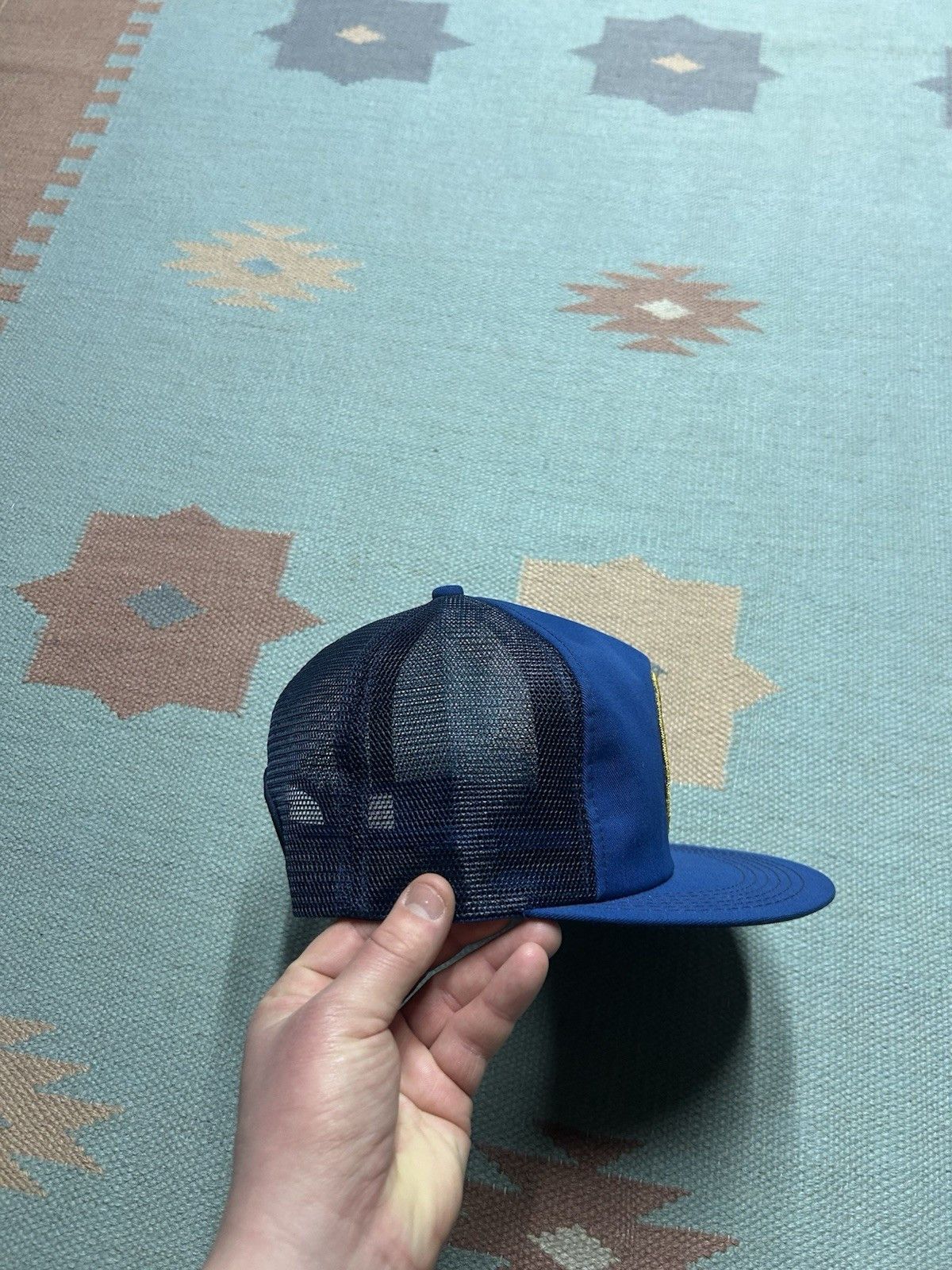 Vintage Vtg 80s trucker hat Amoco oil gas patch petroleum made USA Size ONE SIZE - 8 Thumbnail