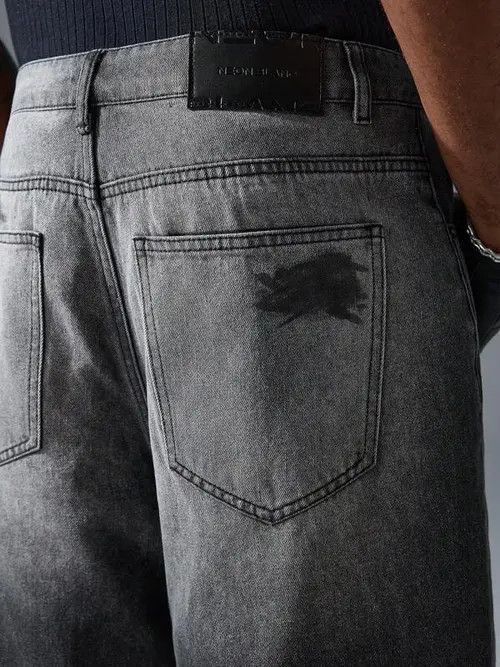 Japanese Brand VINTAGE jeans jorts Y2K denim shorts Size US 35 - 2 Thumbnail