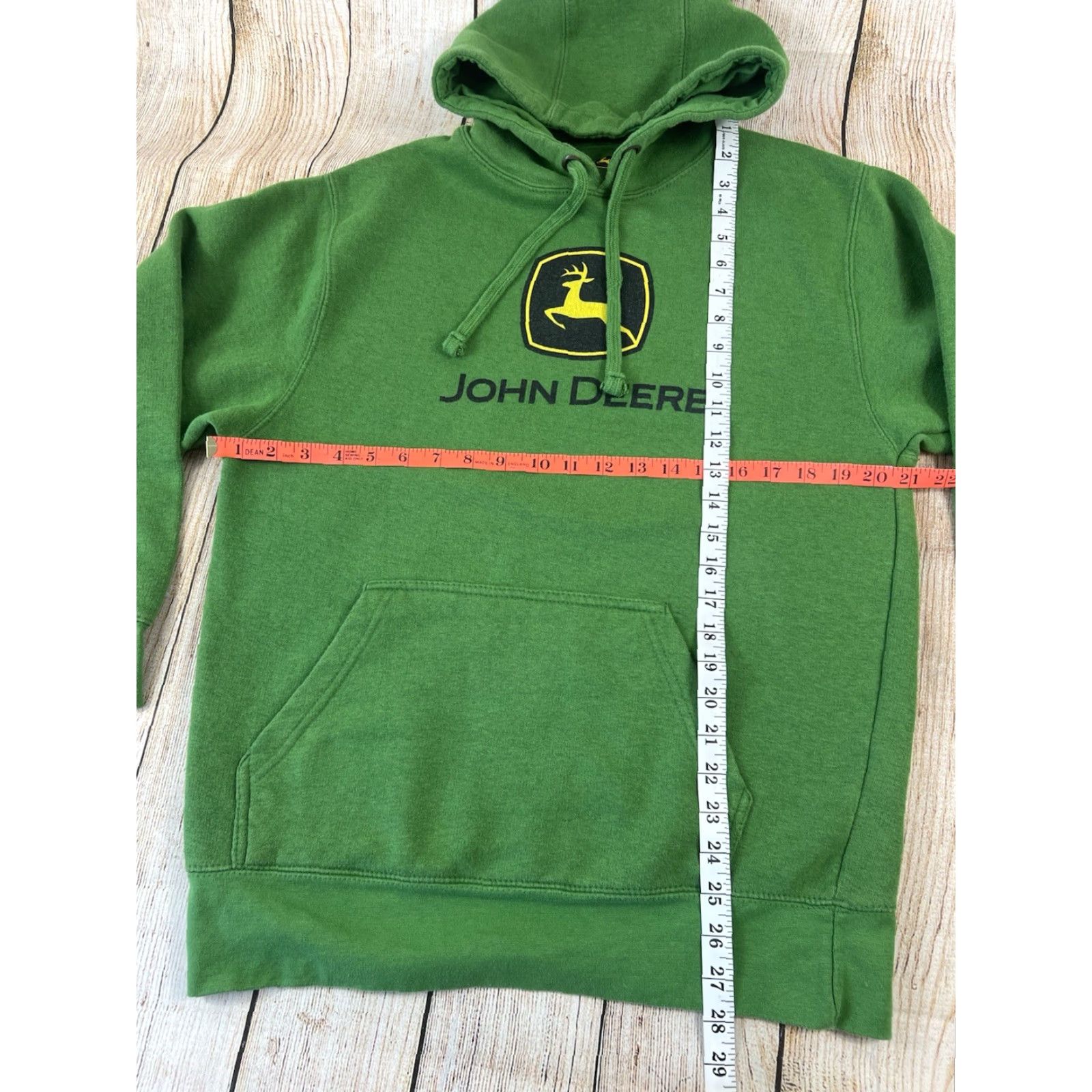 John Deere John Deere Green Hoodie Sweatshirt Medium Men Size Green Pullover Tractors Sweatshirt Size US M / EU 48-50 / 2 - 3 Thumbnail