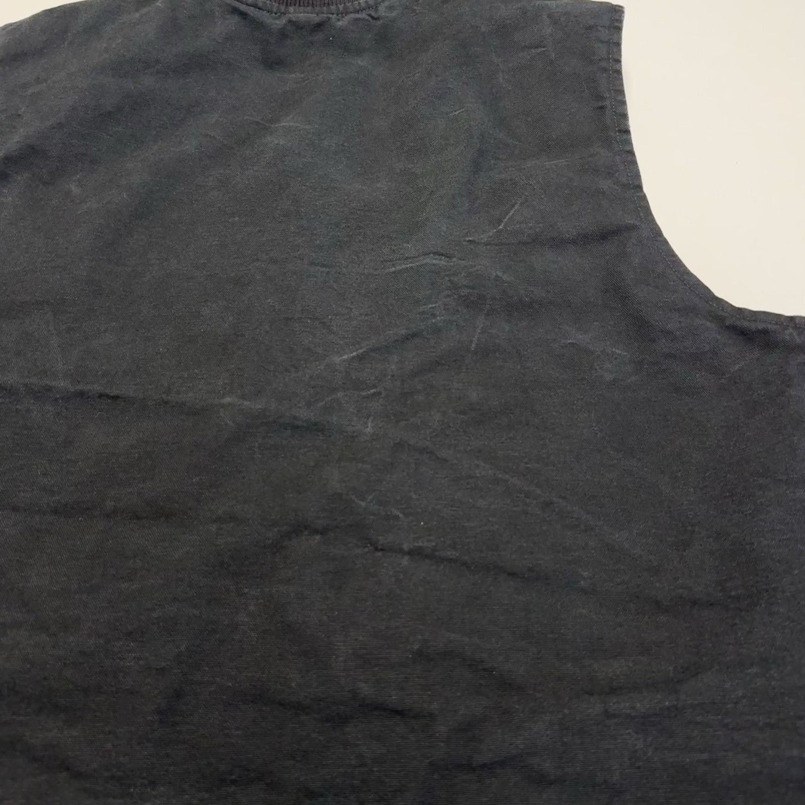 Carhartt Carhartt Vest Mens XL V01 Blk Canvas Quilted Lined Workwear Size US XL / EU 56 / 4 - 4 Thumbnail