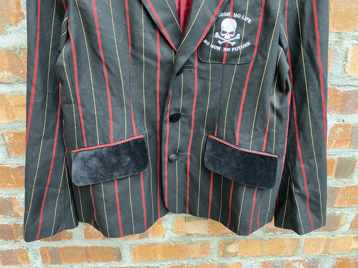 No Future 2000s No Future Punk Rayon Stripe Jacket Affa Superlovers Size US M / EU 48-50 / 2 - 4 Thumbnail