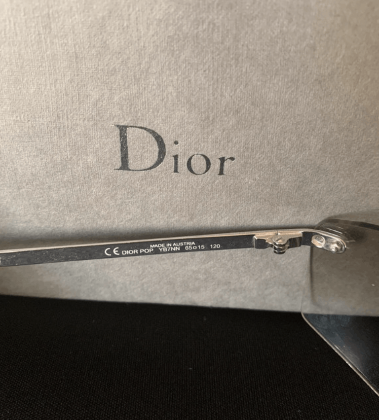 Dior Christian Dior Sunglasses Pop Shield Mask Vintage A0051 Size ONE SIZE - 7 Thumbnail