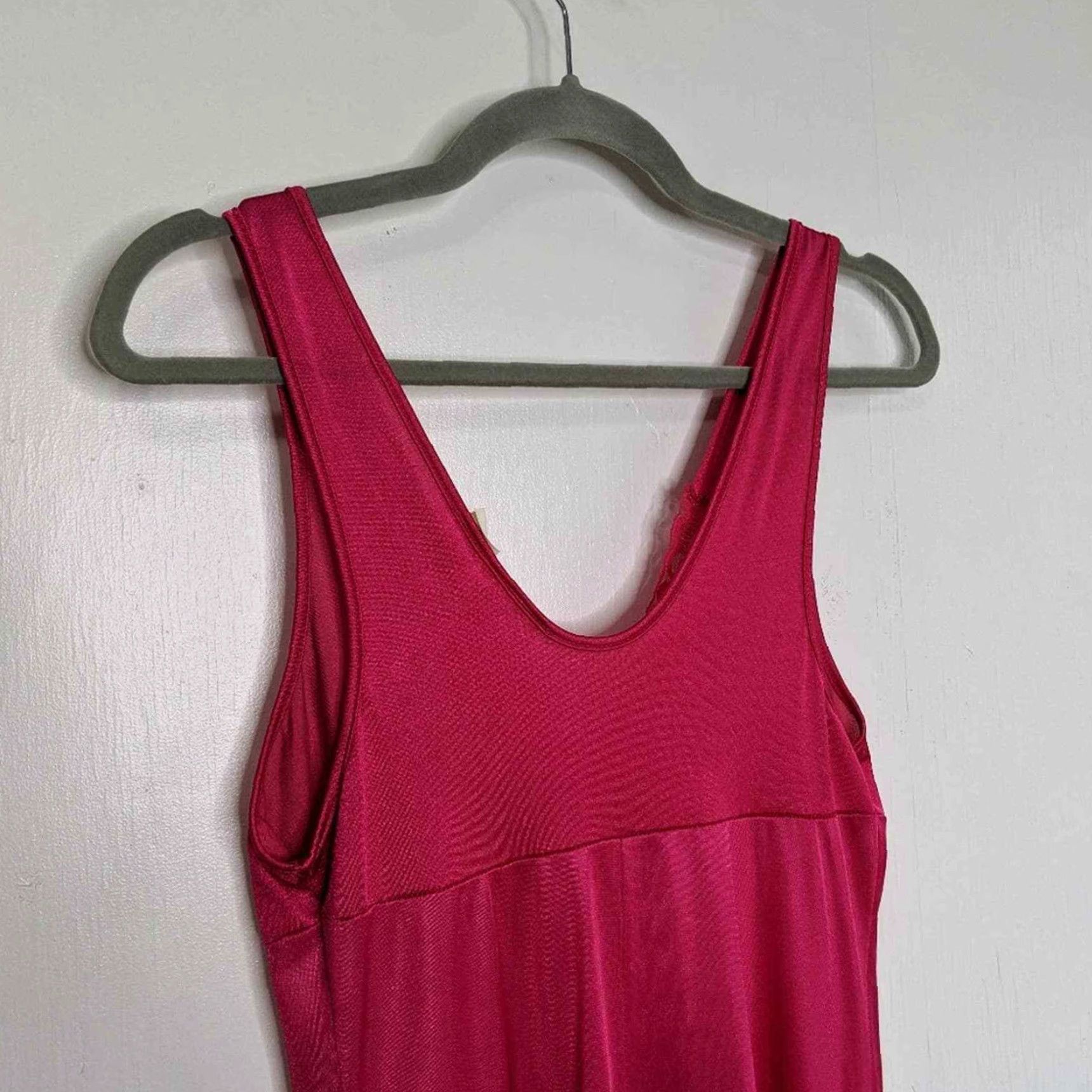 Vintage VINTAGE Adonna Dress Pink M Women Maxi Slip Lingerie Lace VTG Size M / US 6-8 / IT 42-44 - 6 Thumbnail