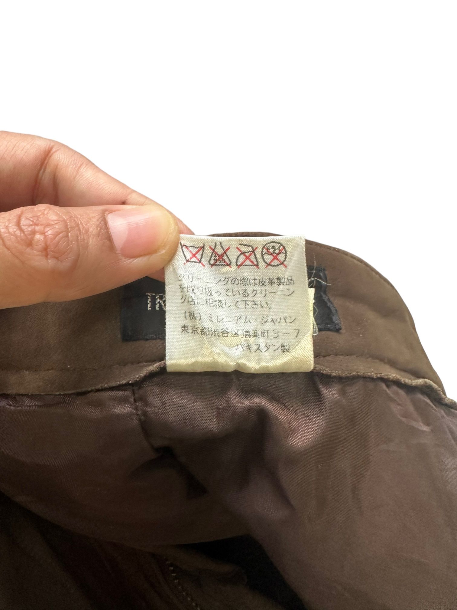 Japanese Brand TRANS CONTINENTS LEATHER PANT #7914-189 Size US 28 / EU 44 - 9 Thumbnail