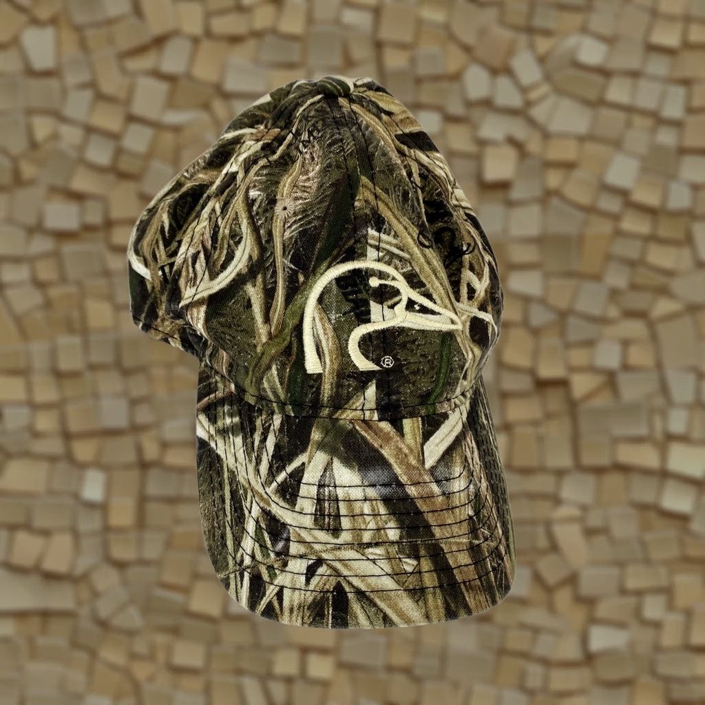 Vintage Outdoor Cap Ducks Unlimited Hat Camouflage Adjustable Real Tree Camo Baseball Cap Men Adjustable Sloped Casual Size ONE SIZE - 1 Thumbnail