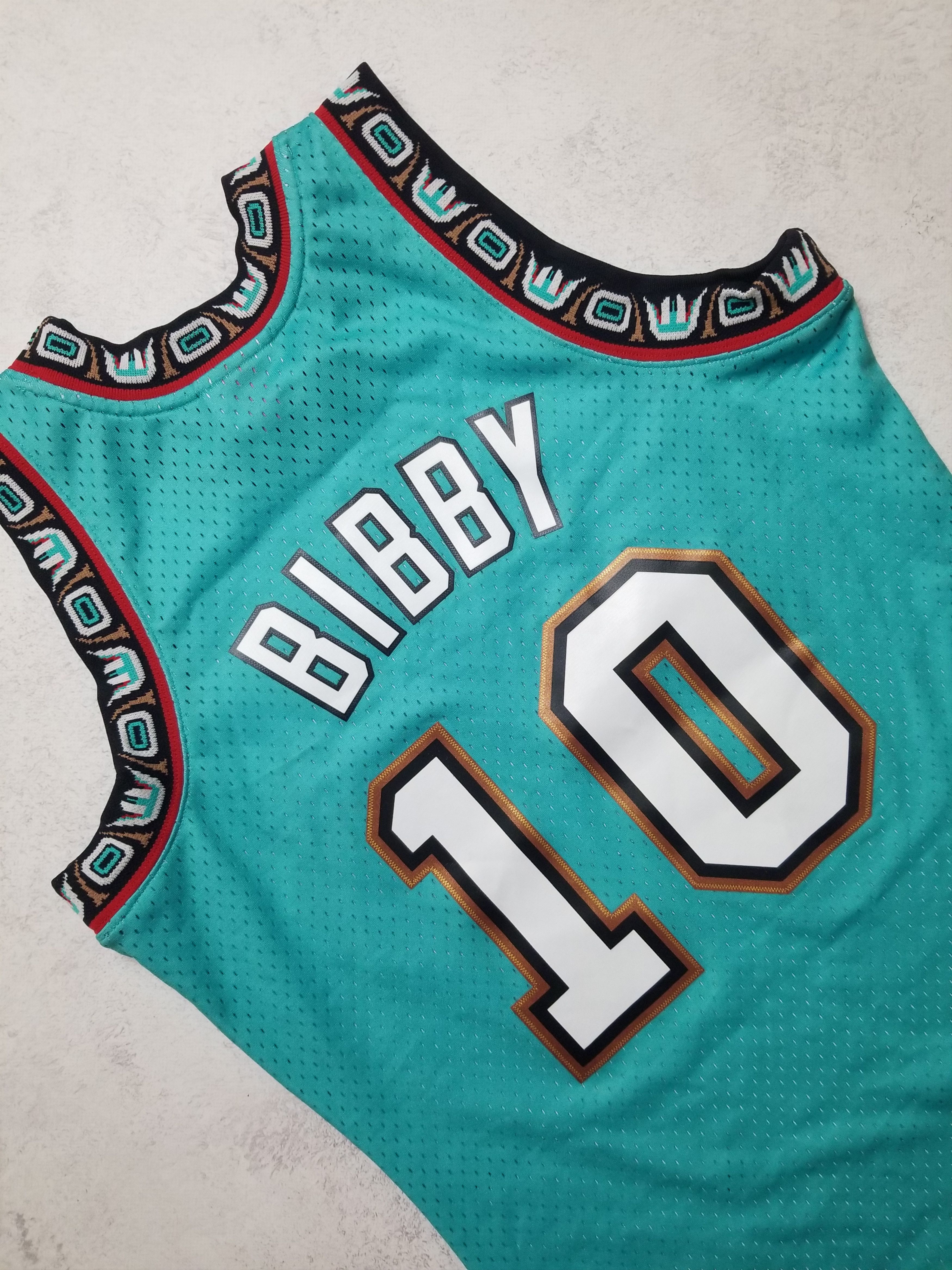 Mitchell & Ness Teal Vancouver Grizzlies Mike Bibby #10 Swingman Jersey Size US M / EU 48-50 / 2 - 5 Thumbnail