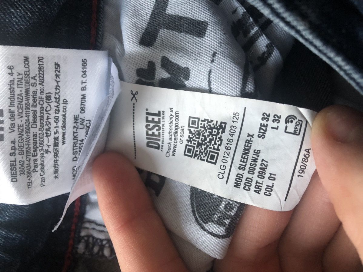 Diesel × Vintage DIESEL 078 RARE VINTAGE QUALITY DESIGNER DENIM PANTS JEANS Size US 32 / EU 48 - 11 Thumbnail