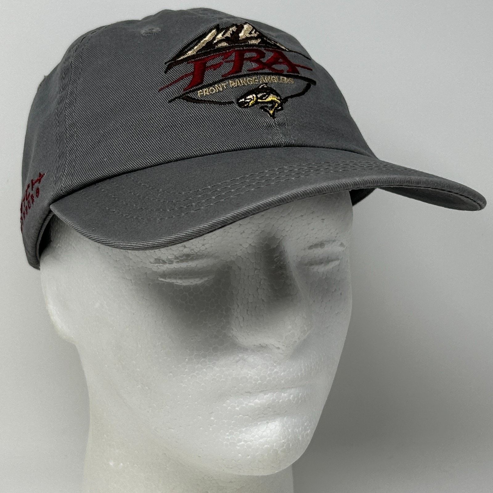 Other FRA Front Range Anglers Dad Hat Baseball Cap Fisherman Gray Size ONE SIZE - 9 Thumbnail