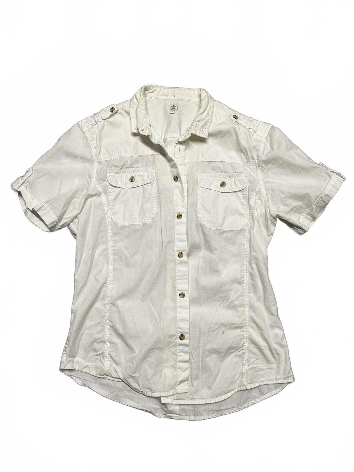 Firetrap Firetrap White Casual Short Sleeve Shirt Size US L / EU 52-54 / 3 - 1 Thumbnail