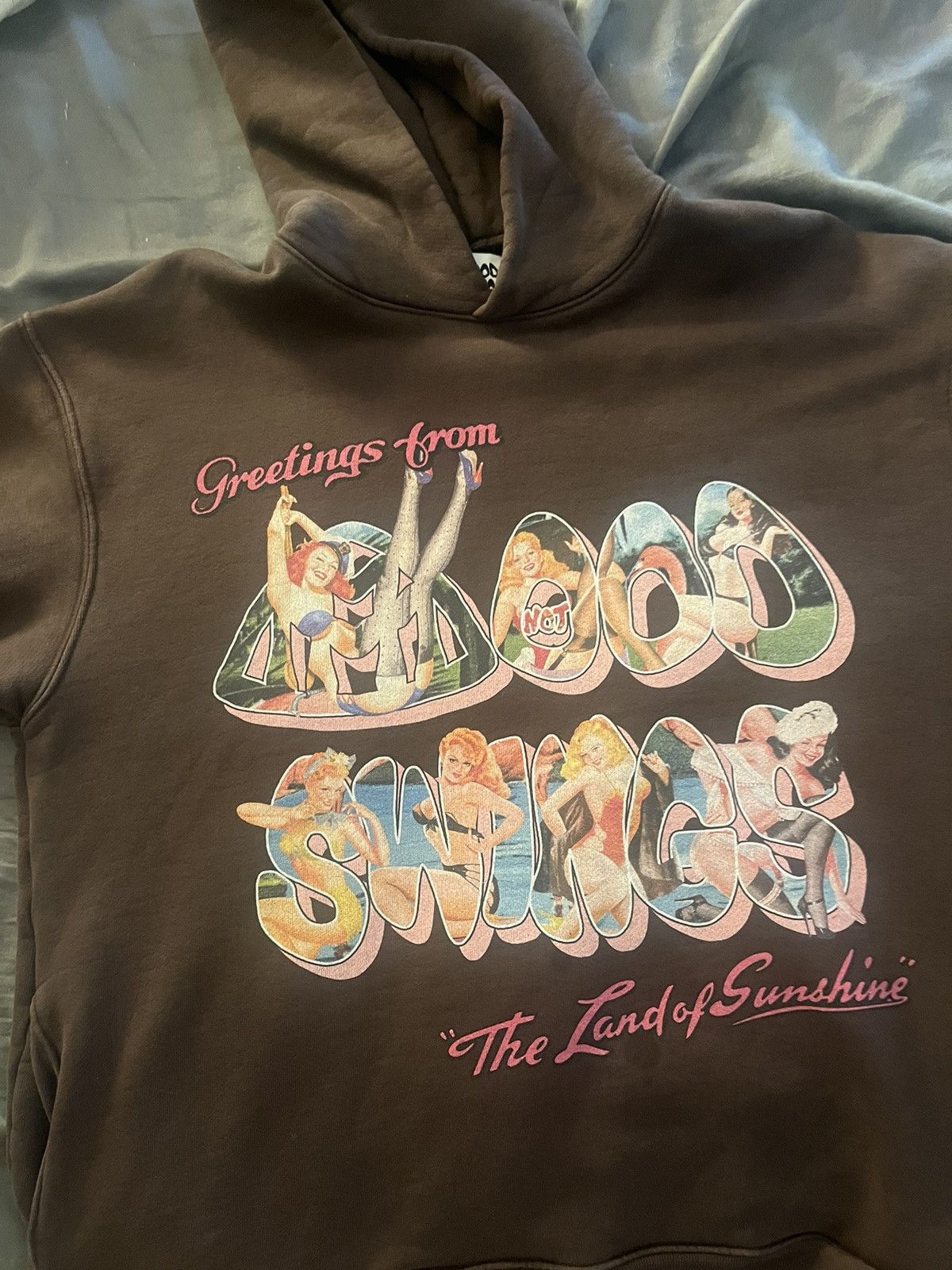 image of Mood Swings Hoodie in Brown, Men's (Size Medium)
