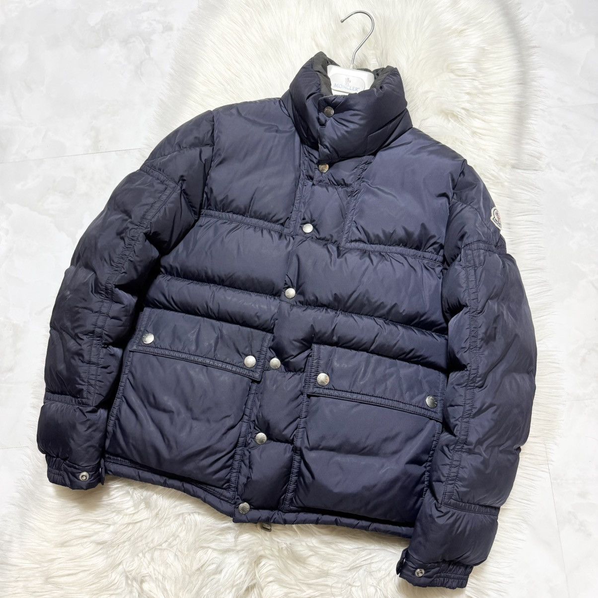 Moncler Authentic Moncler BREL Puffer Down Jacket 0 Dark Navy Size US XS / EU 42 / 0 - 5 Thumbnail