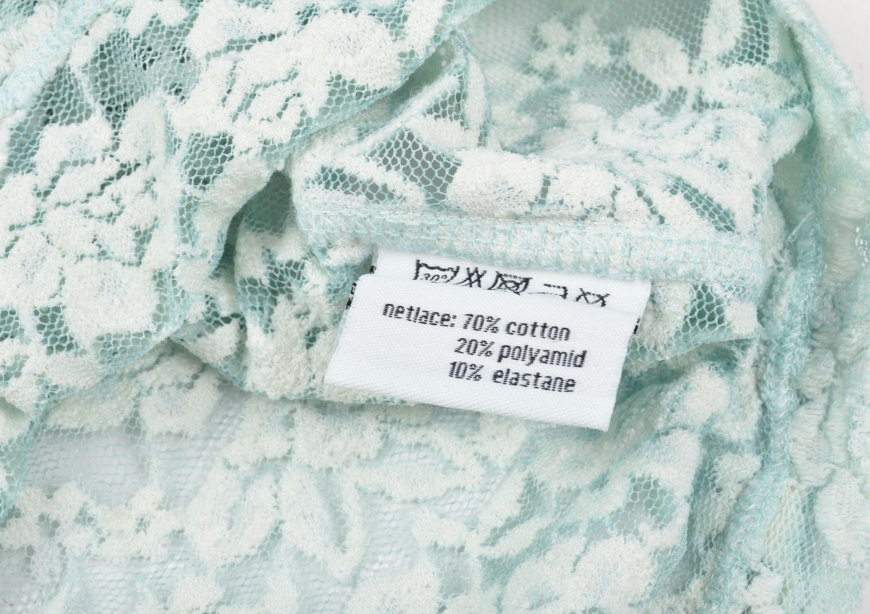 Vintage Nile Garden Y2K Baby Cottagecore Romantic Sheer Lace Top Size XS / US 0-2 / IT 36-38 - 6 Thumbnail