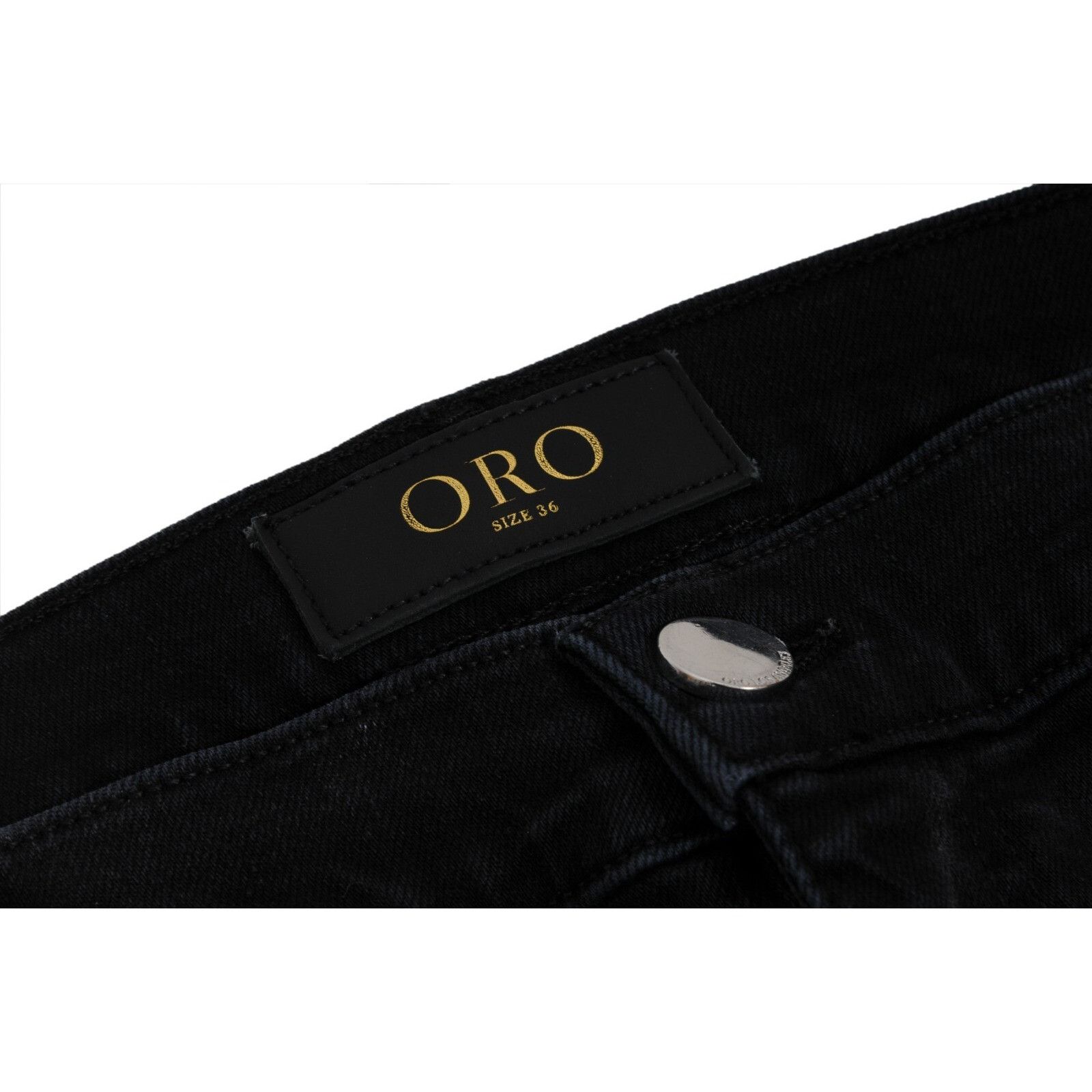 Oro Los Angeles Oro Mens The Mar Jeans Vintage Black Slim Leg Size US 36 / EU 52 - 6 Thumbnail