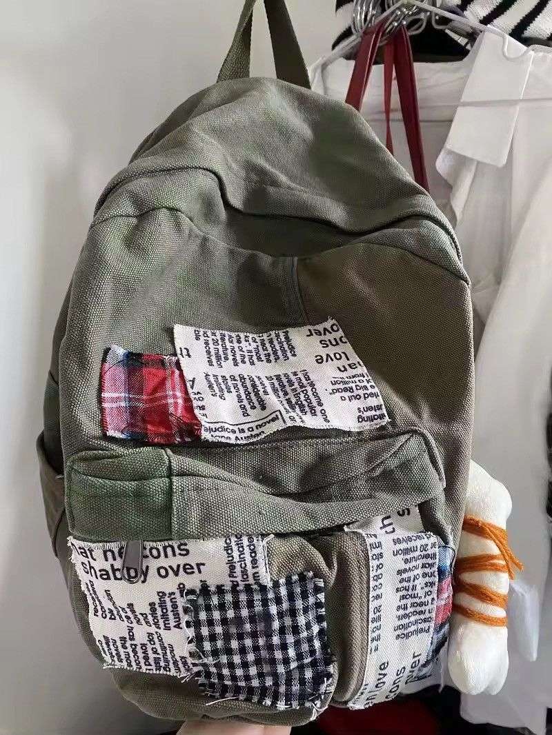 Other Japan Military Green Patchwork Backpack Bag Size ONE SIZE - 2 Thumbnail