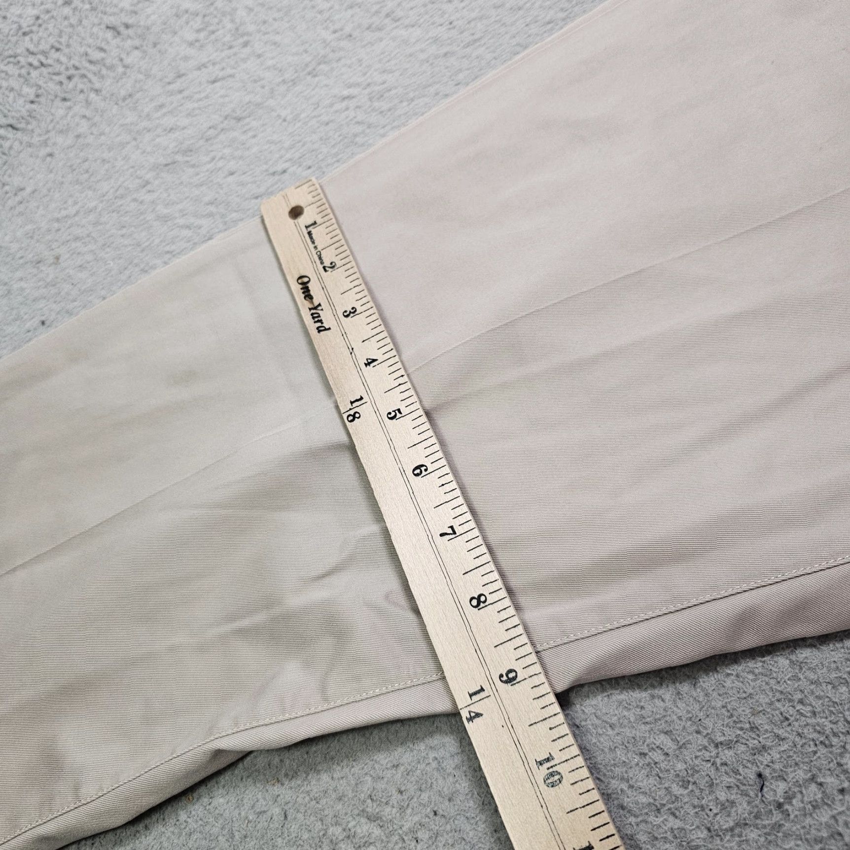 Bonobos Bonobos Pants Mens 33x34 Chino Slim Fit Beige Casual Business Flat Front Stretch Size US 33 - 7 Thumbnail