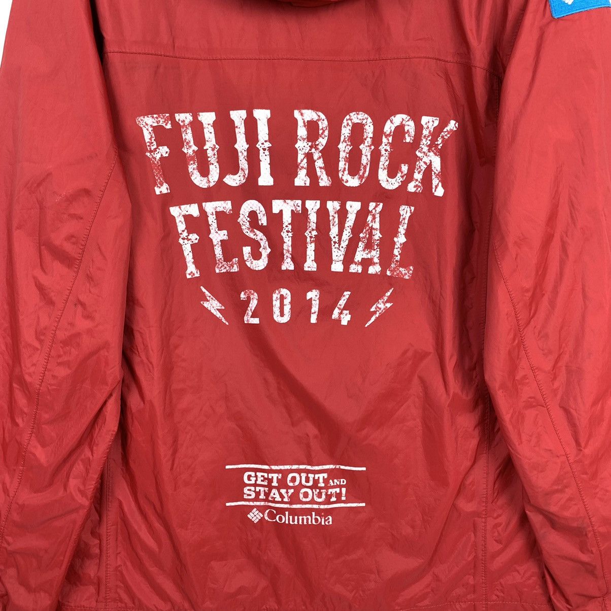 Band Tees × Columbia × Japanese Brand Vintage Fuji Rock Festival 14 Columbia Hoodie Light Jacket Size US M / EU 48-50 / 2 - 6 Thumbnail