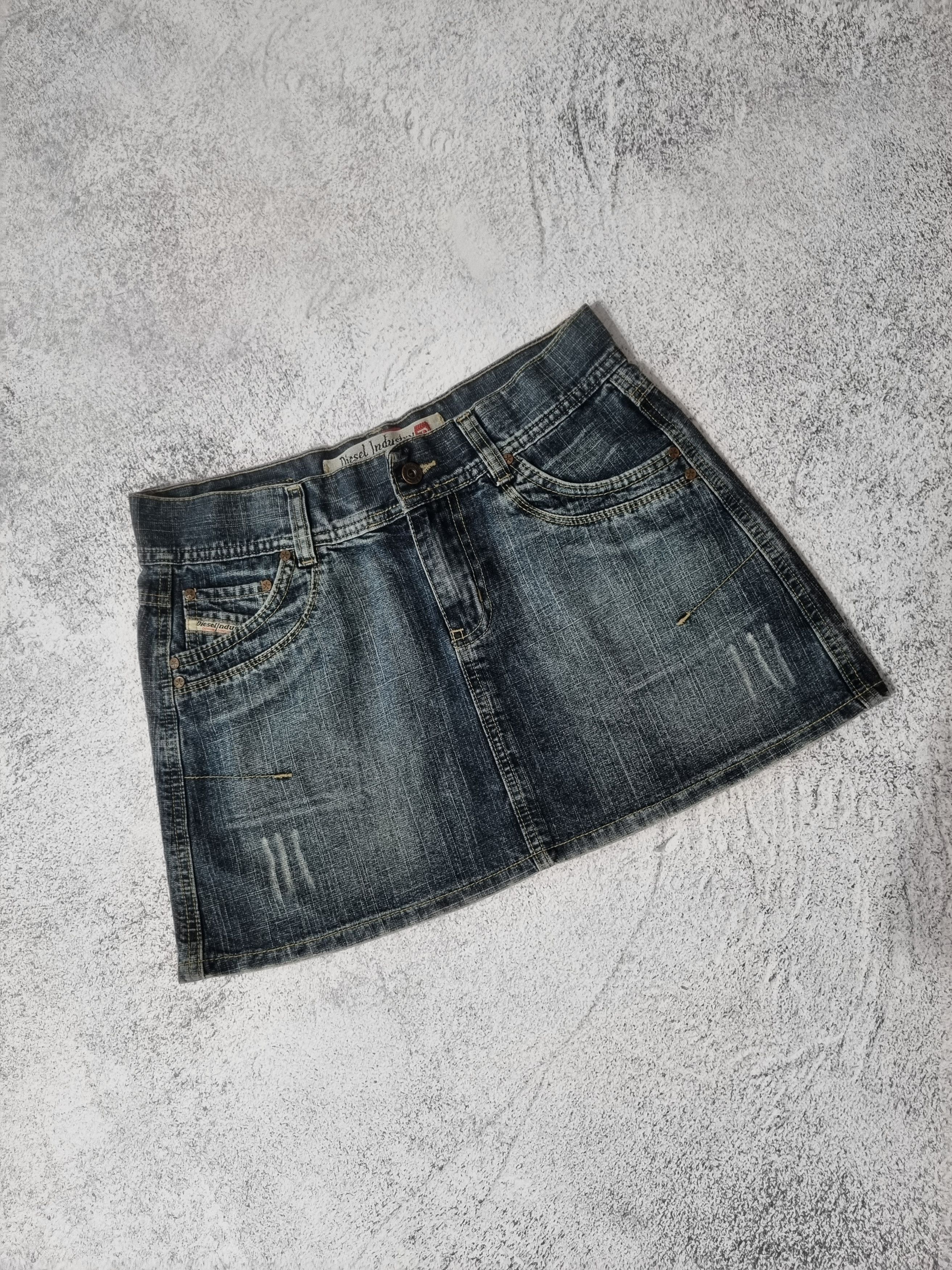 Diesel Vintage Diesel Avant Garde Jeans Mini Skirt Y2K Size 30" / US 8 / IT 44 - 2 Thumbnail