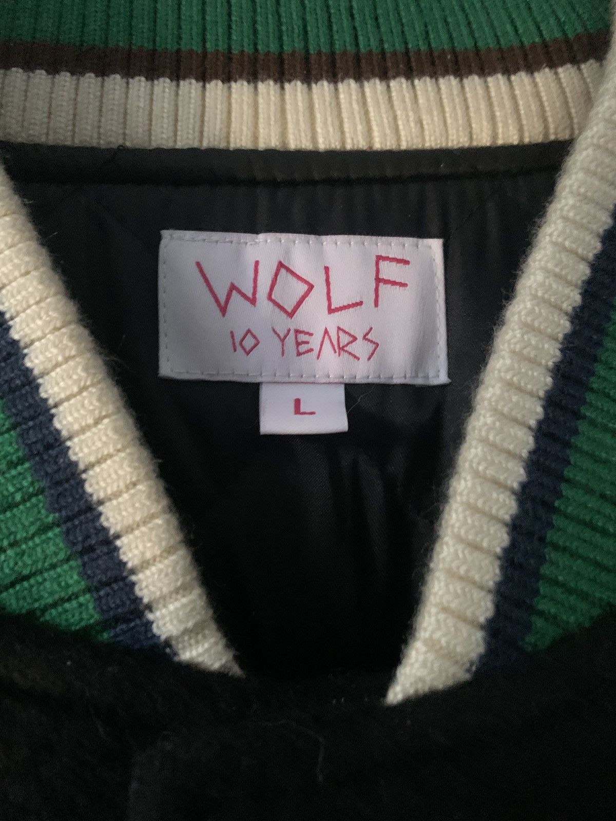Golf Wang Golfwang Wolf 10 year anniversary varsity Jacket Size US L / EU 52-54 / 3 - 3 Thumbnail