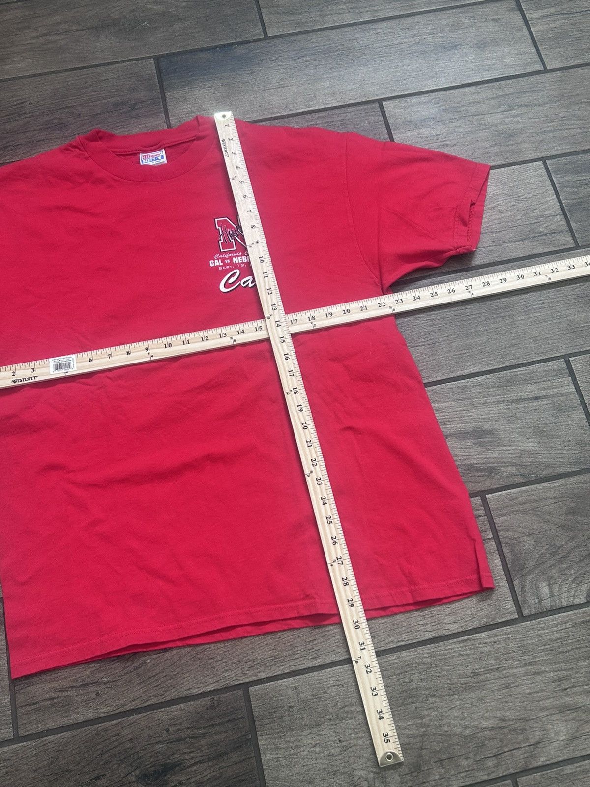 Hanes California classic Nebraska Huskers 1998 Vintage red Size XL Size US XL / EU 56 / 4 - 4 Thumbnail