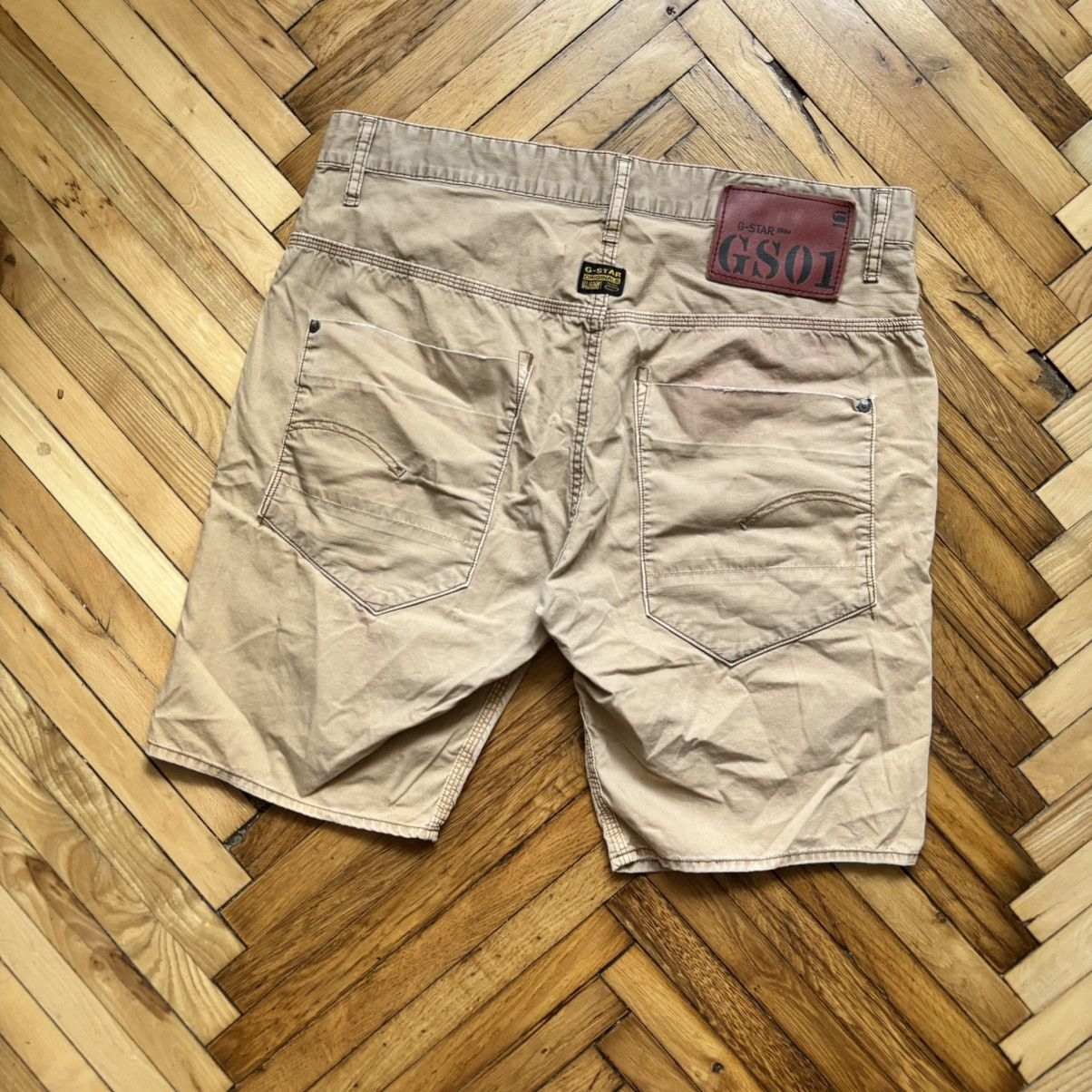 G-Star Mens Vintage G Star Raw Cargo Shorts rare army Y2K Size US 31 - 1 Thumbnail