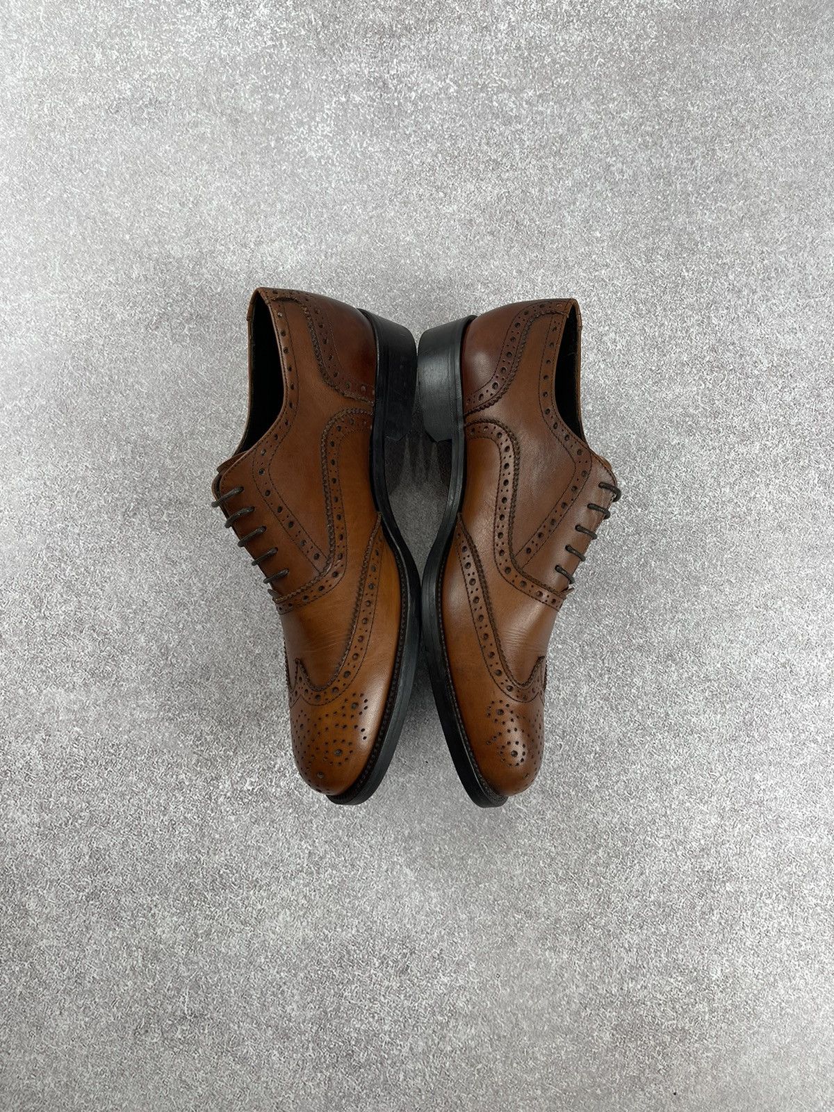 Designer × Vintage Vintage British Passport Leather Brogue Derby Men’s Shoes Size US 9 / EU 42 - 7 Thumbnail