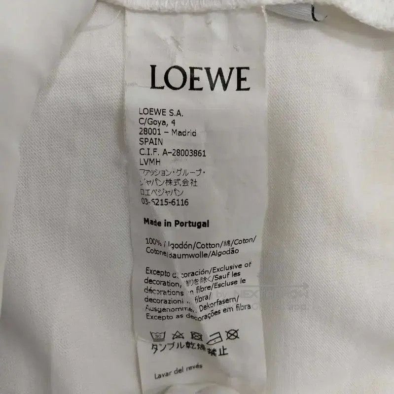 Loewe Loewe Summer White Cotton Short Sleeve T-Shirt . Size M / US 6-8 / IT 42-44 - 4 Thumbnail