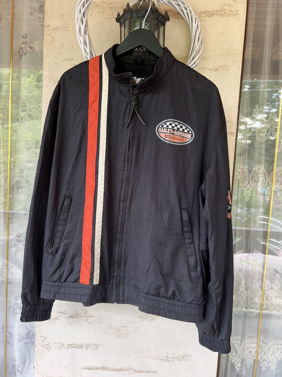 Harley Davidson 🔥 Harley-Davidson Racing Team Windbreaker XL Reflective Logo Size US XL / EU 56 / 4 - 9 Thumbnail