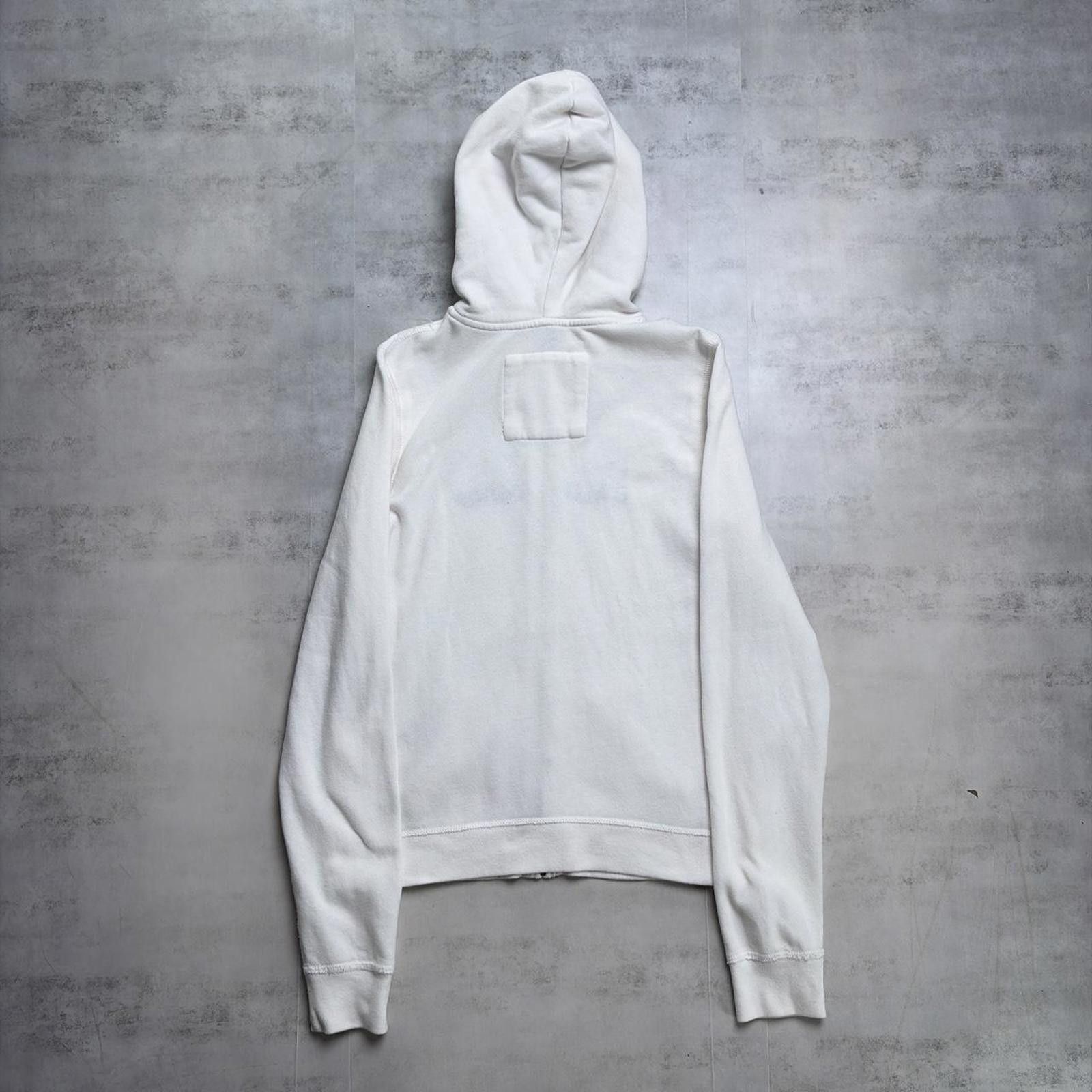 Other Y2K White Hollister Surf Grunge Skater Zip Up Hoodie Size M / US 6-8 / IT 42-44 - 8 Thumbnail