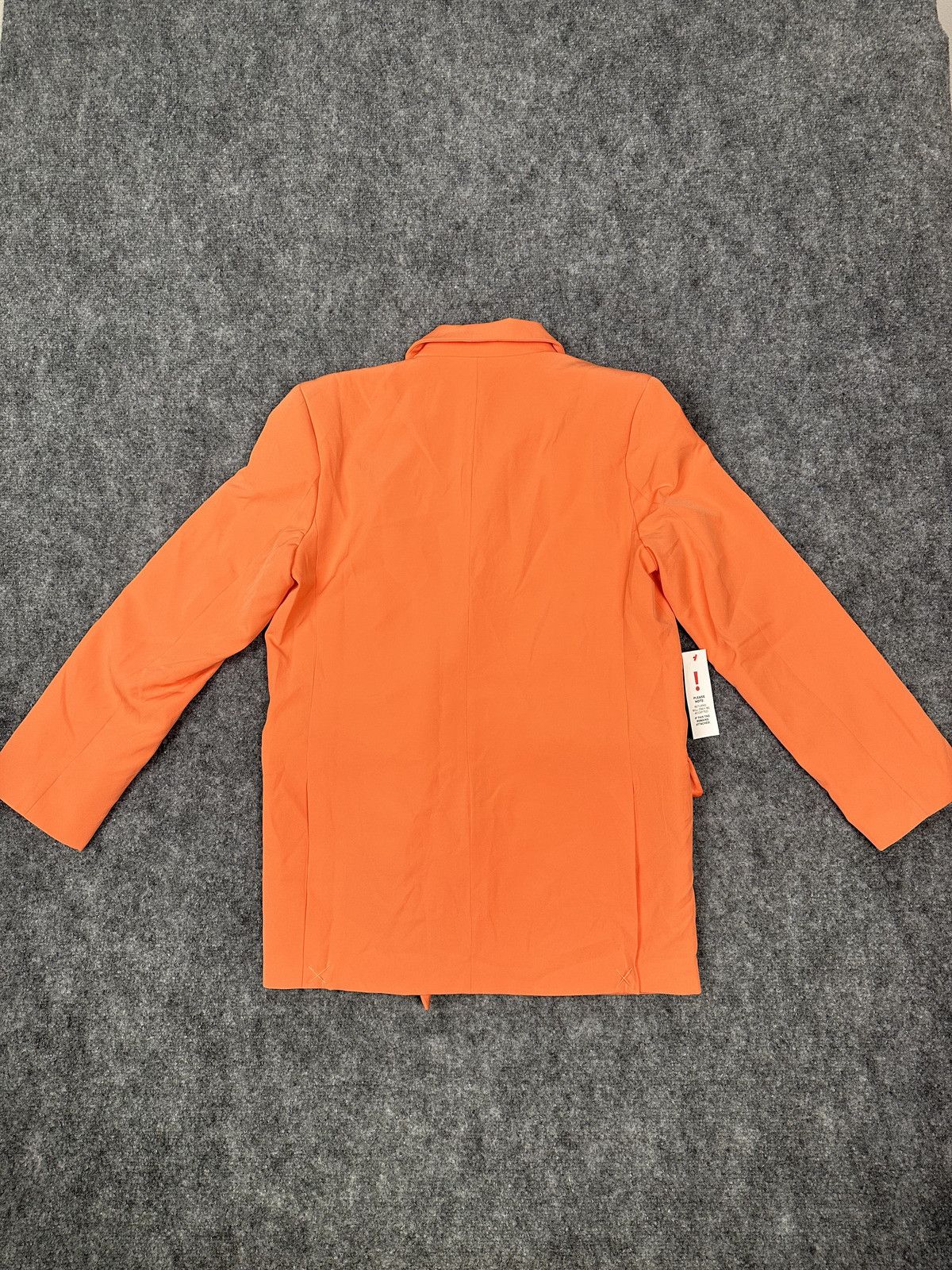 Bardo Bardot Women's Orange Double-Breasted Blazer Jacket Size XS Size XS / US 0-2 / IT 36-38 - 12 Thumbnail