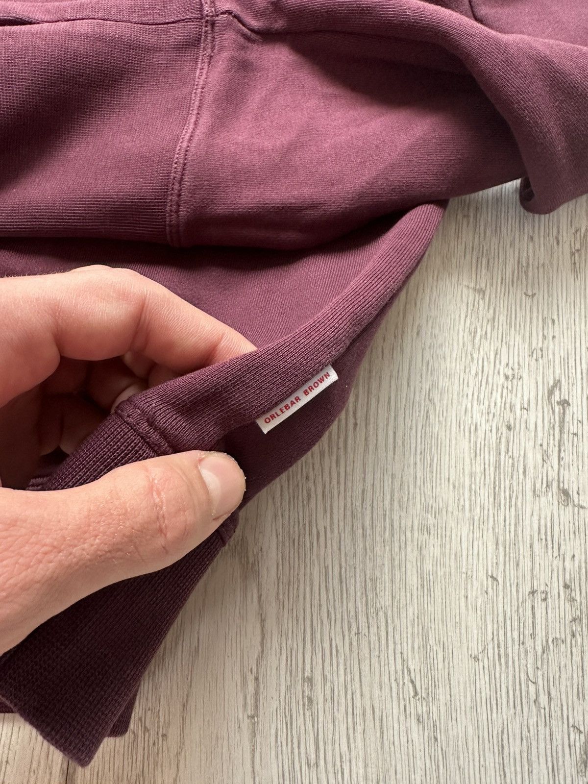 Orlebar Brown Orlebar Brown Sweatshirt Burgundy Mens Crew Neck Pullover Size US S / EU 44-46 / 1 - 7 Thumbnail