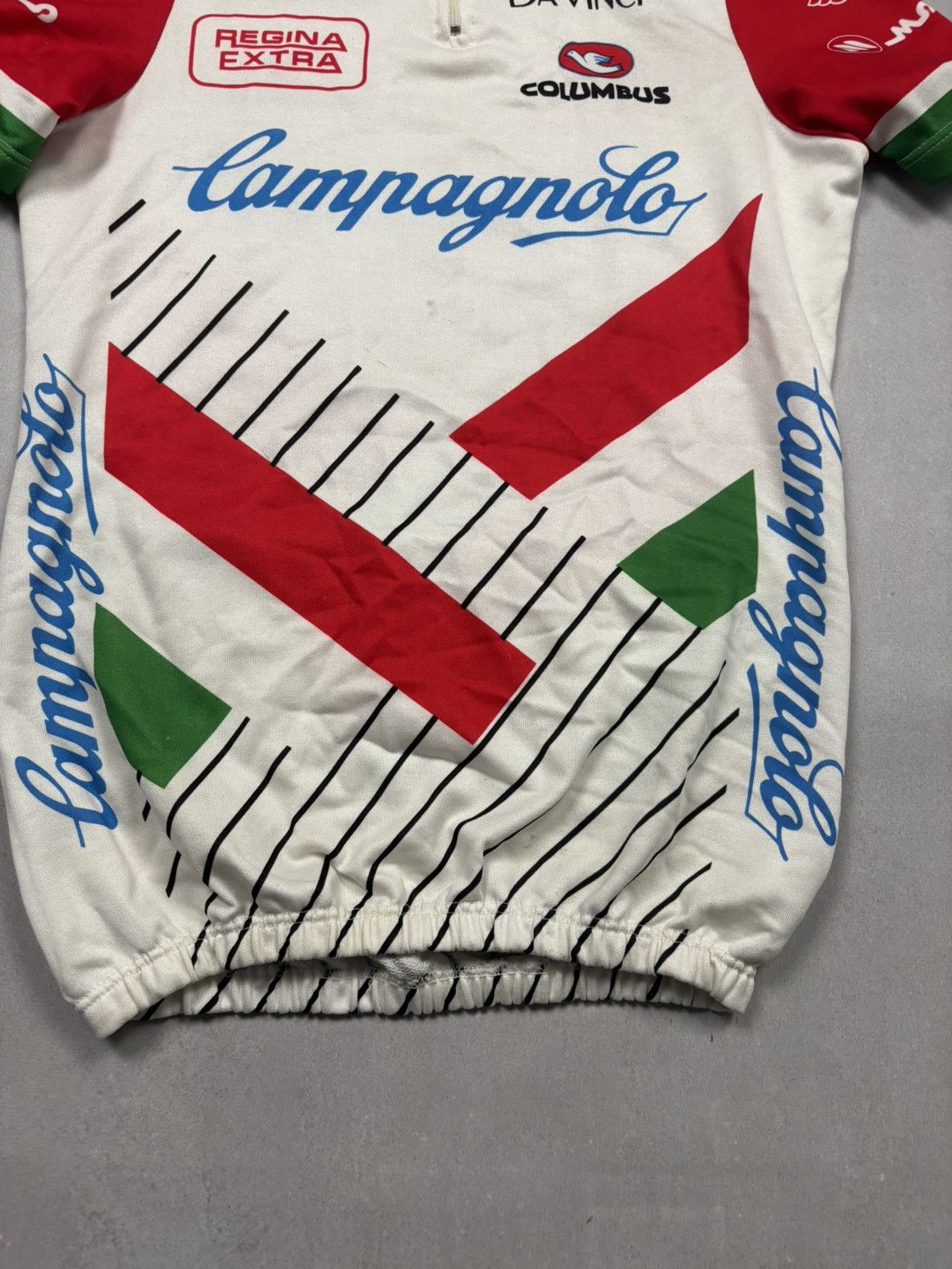 Vintage Vintage 80s Campagnolo Team Vittoria Cycling Jersey Columbus Size US M / EU 48-50 / 2 - 5 Thumbnail