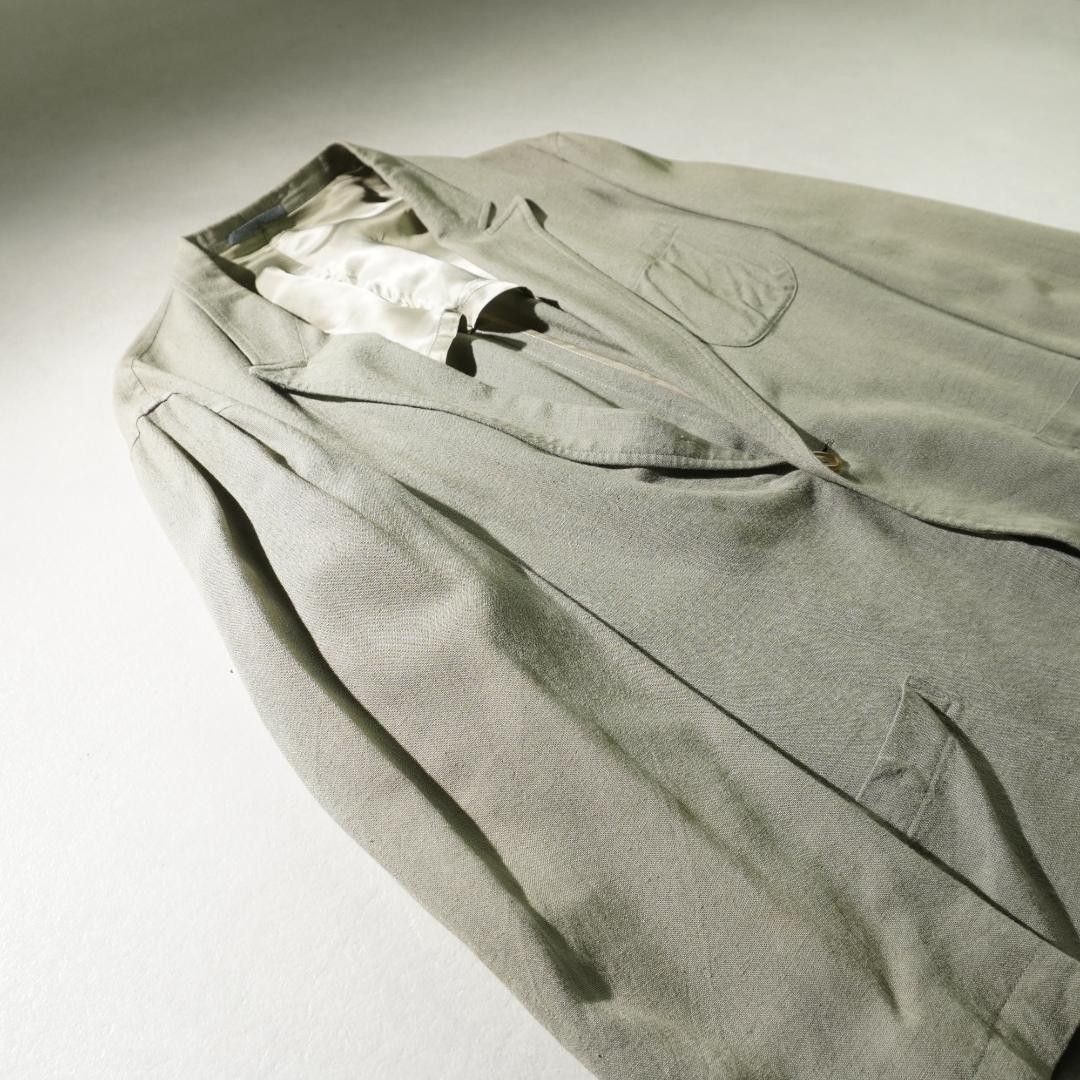Yohji Yamamoto Yohji Yamamoto 90s Y's for men single linen setup Size US M / EU 48-50 / 2 - 2 Thumbnail