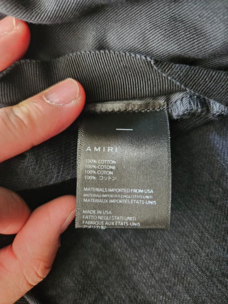 Amiri Amiri straight cut knife-slash vintage black denim Size US 32 / EU 48 - 5 Thumbnail