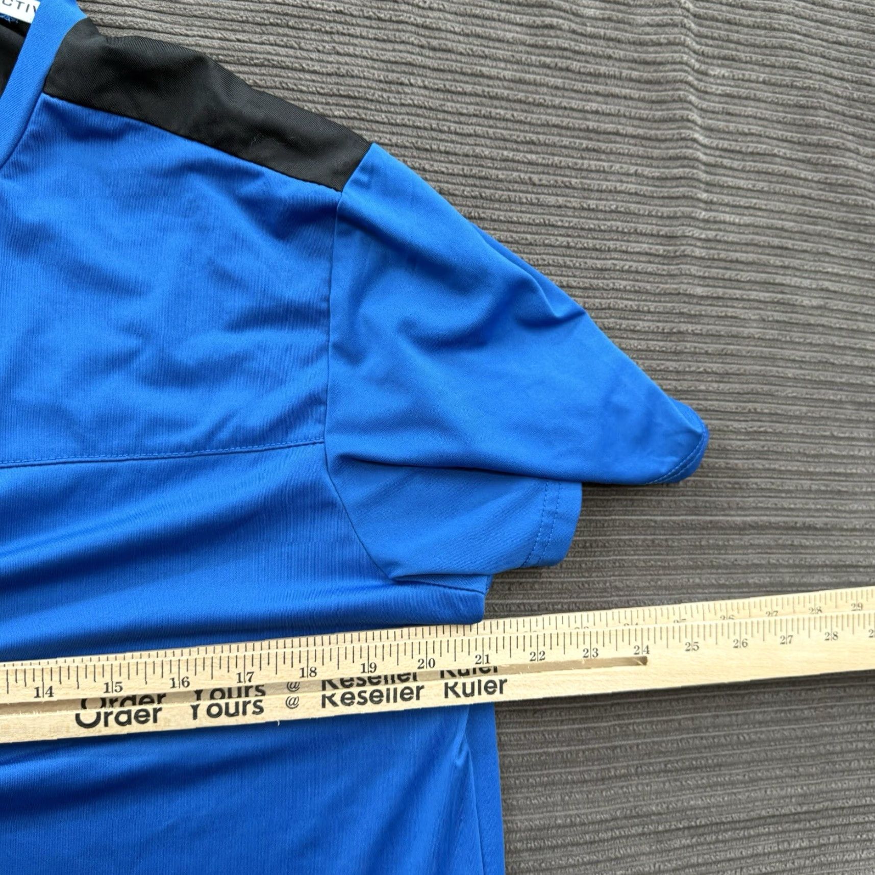 Spyder Spyder Activewear Shirt Men L Blue Black Gym Workout Training Lifting Short Sleeve Crew Neck Pullover Logo Breathable Lightweight Athletic Size US L / EU 52-54 / 3 - 4 Thumbnail