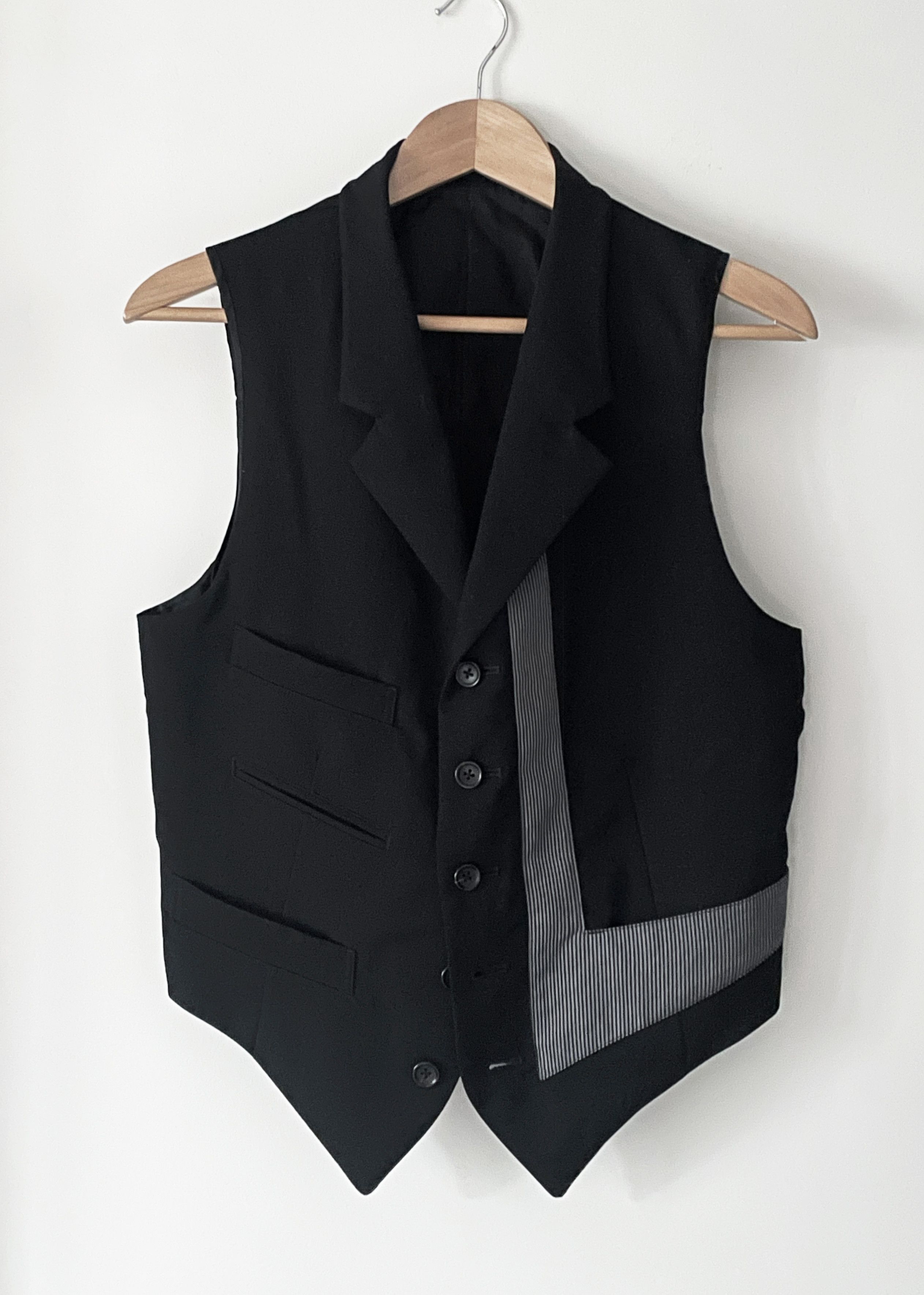 Yohji Yamamoto S/S24 Contrast Design Vest Size US M / EU 48-50 / 2 - 1 Thumbnail
